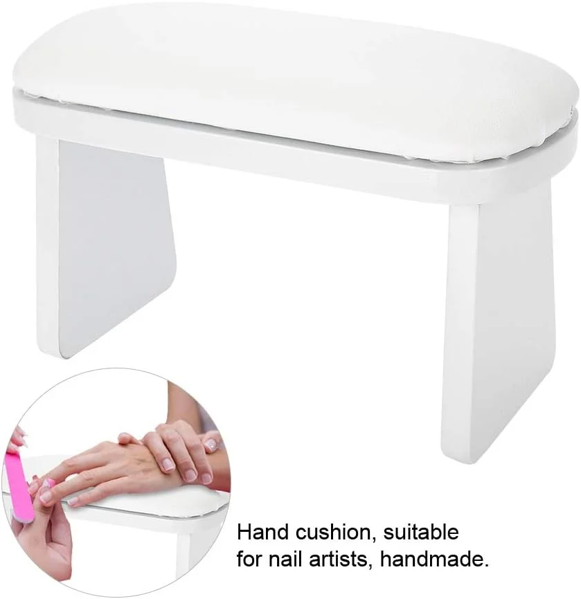 بالشتک زیر دستی ناخن، بالشتک دستی قابل حمل برای میز مانیکور، بالشتک استراحت دست مچ برای سالن/استفاده شخصی در منزل (سفید/مشکی) (سفید) بالشتک زیر دستی ناخن، بالشتک دستی قابل حمل برای میز مانیکور، بالشتک استراحت دست مچ برای سالن/استفاده شخصی در منزل (سفید/مشکی) (سفید)
