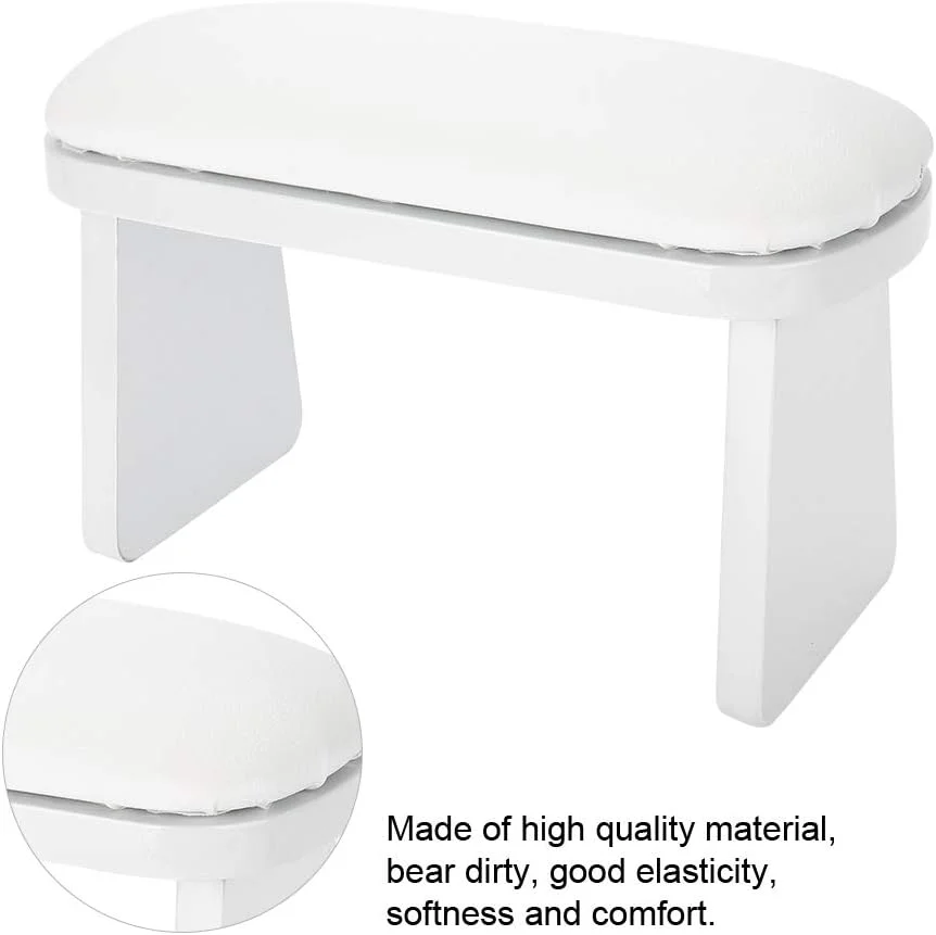 بالشتک زیر دستی ناخن، بالشتک دستی قابل حمل برای میز مانیکور، بالشتک استراحت دست مچ برای سالن/استفاده شخصی در منزل (سفید/مشکی) (سفید) بالشتک زیر دستی ناخن، بالشتک دستی قابل حمل برای میز مانیکور، بالشتک استراحت دست مچ برای سالن/استفاده شخصی در منزل (سفید/مشکی) (سفید)