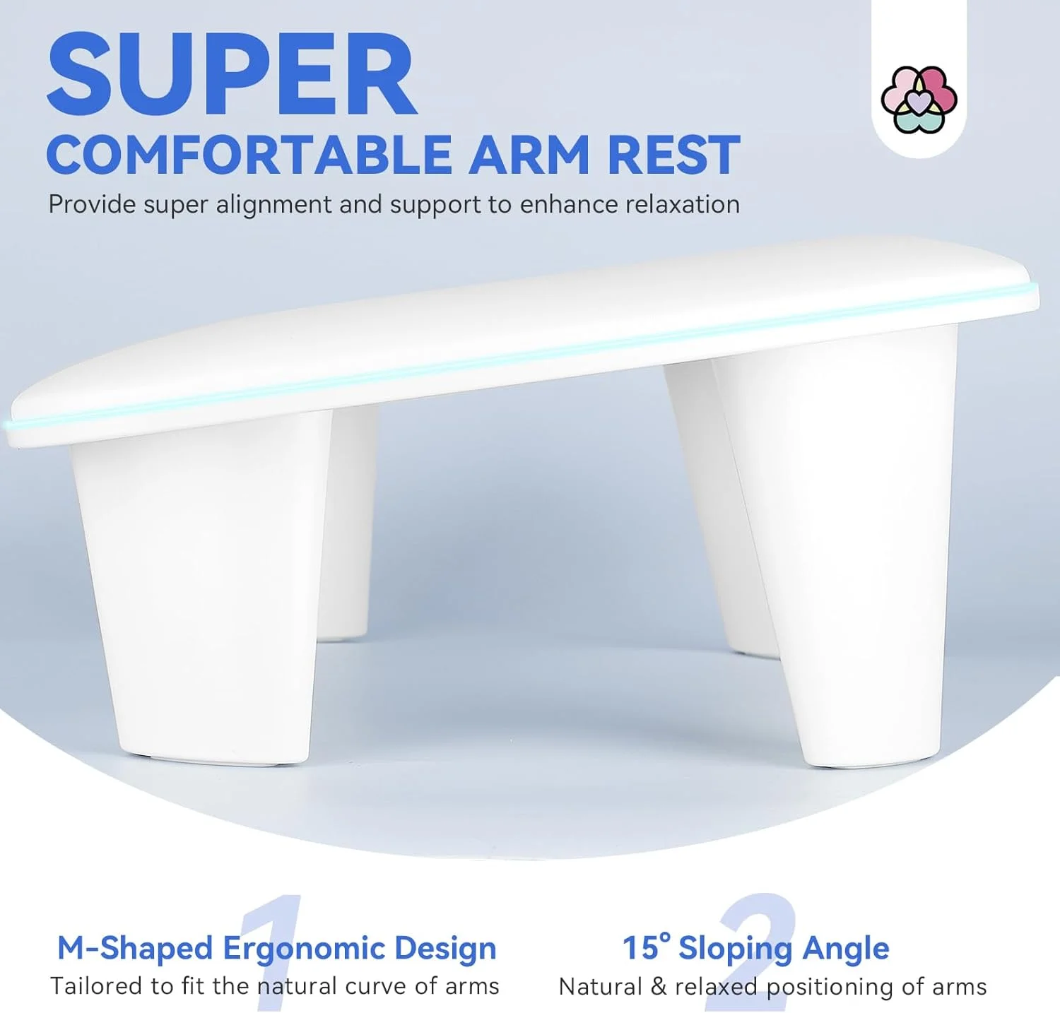 تکیه گاه دست ناخن ساویلند: تکیه گاه دست ارگونومیک U شکل، لوازم حرفه ای سالن، نگهدارنده دست ضد آب، بالشتک ناخن با پایه های جداشدنی، استند تکیه گاه میز ناخن، مناسب مانیکور و پدیکور تکیه گاه دست ناخن ساویلند: تکیه گاه دست ارگونومیک U شکل، لوازم حرفه ای سالن، نگهدارنده دست ضد آب، بالشتک ناخن با پایه های جداشدنی، استند تکیه گاه میز ناخن، مناسب مانیکور و پدیکور