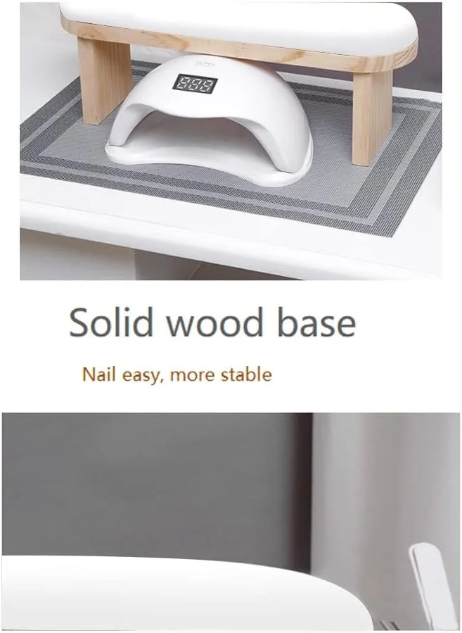 بالشتک زیر دستی مانیکور، تکیه‌گاه دست برای ناخن