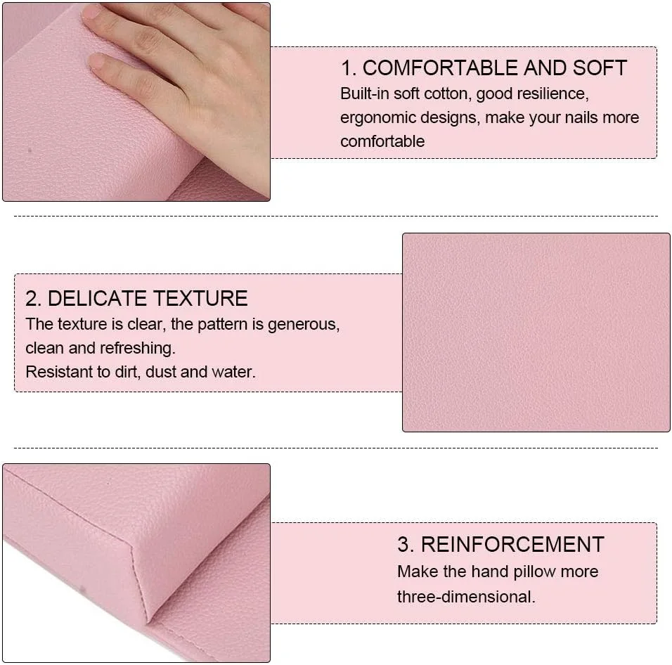 بالشتک استراحت دست ناخن، کوسن نرم PU، جداشدنی و قابل شستشو، زیر دستی مانیکور، پد نگهدارنده زیر دستی میز طراحی ناخن، ابزار مانیکور برای مبتدیان و استفاده در سالن بالشتک استراحت دست ناخن، کوسن نرم PU، جداشدنی و قابل شستشو، زیر دستی مانیکور، پد نگهدارنده زیر دستی میز طراحی ناخن، ابزار مانیکور برای مبتدیان و استفاده در سالن