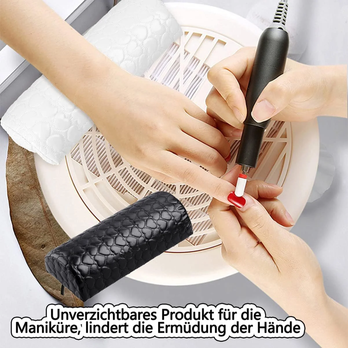 بالشتک دستی طراحی ناخن، بالشتک مچی اسفنجی برای استودیو ناخن، قابل جابجایی و شستشو (مشکی) بالشتک دستی طراحی ناخن، بالشتک مچی اسفنجی برای استودیو ناخن، قابل جابجایی و شستشو (مشکی)