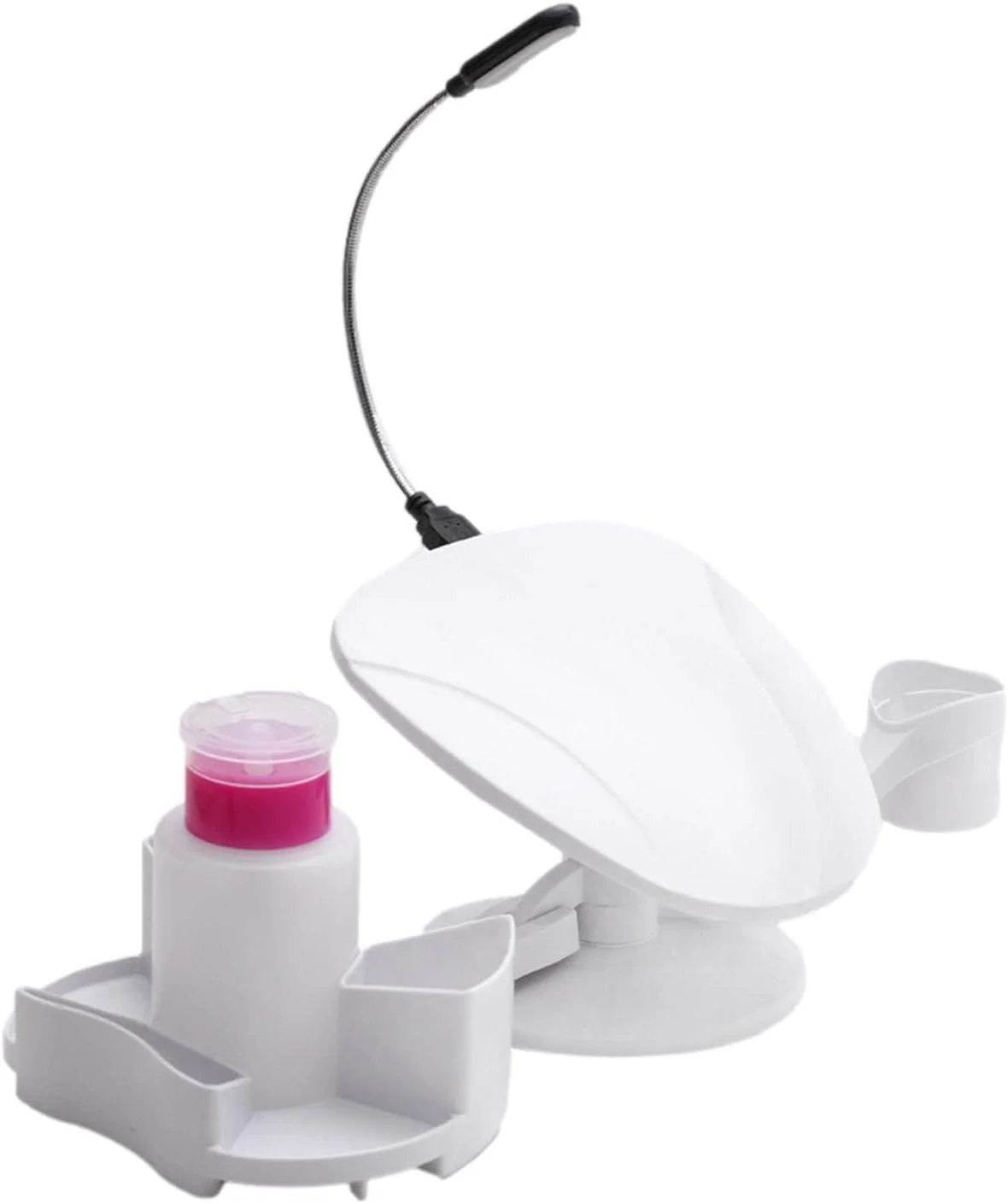 تکیه گاه دست ناخن - پایه دست با سینی نگهداری برای ناخن | تکیه گاه دست با قابلیت تنظیم زاویه و جدا شدن آسان برای استفاده در منزل، سالن ناخن