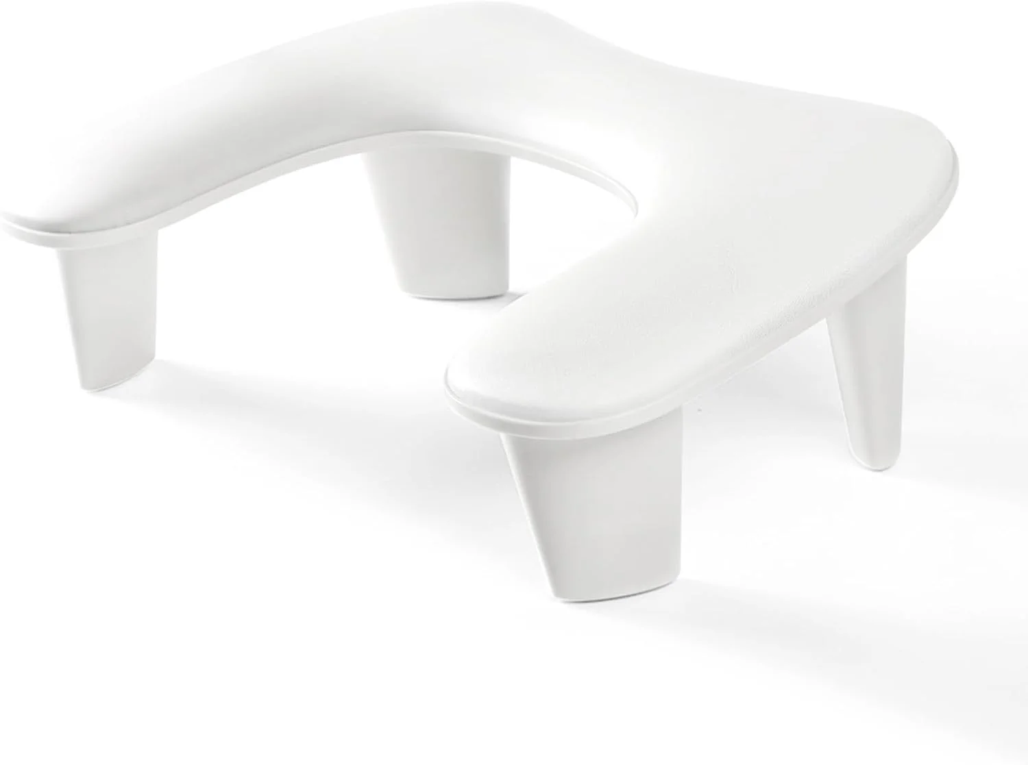 بالشتک استراحت دست ناخن سفید، بالشتک پروانه ای برای ناخن، بالش مانیکور نرم و ضد لغزش از جنس چرم میکروفیبر، میز پایه دست برای تکنسین ناخن مناسب برای سالن طراحی ناخن