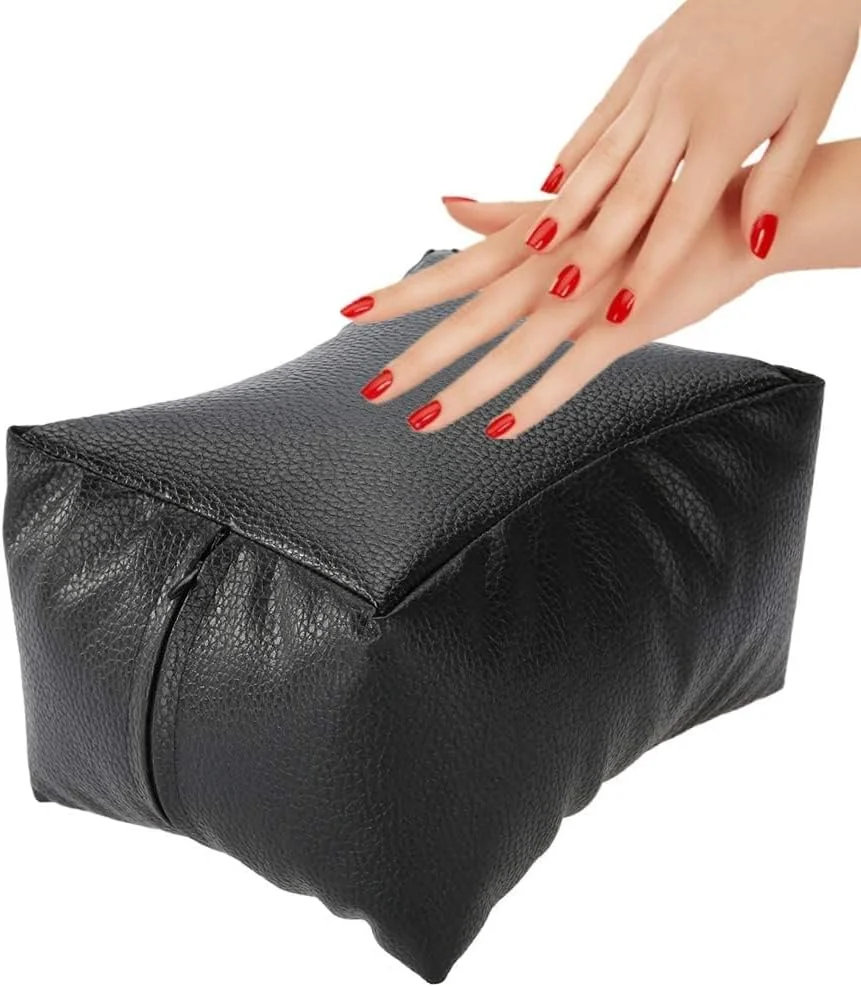 بالشتک طراحی ناخن - بالش دستی مانیکور برای سالن پلاستیکی سیلیکونی تکیه گاه بازو 22x7 سانتی متر تکیه گاه دست میز ناخن