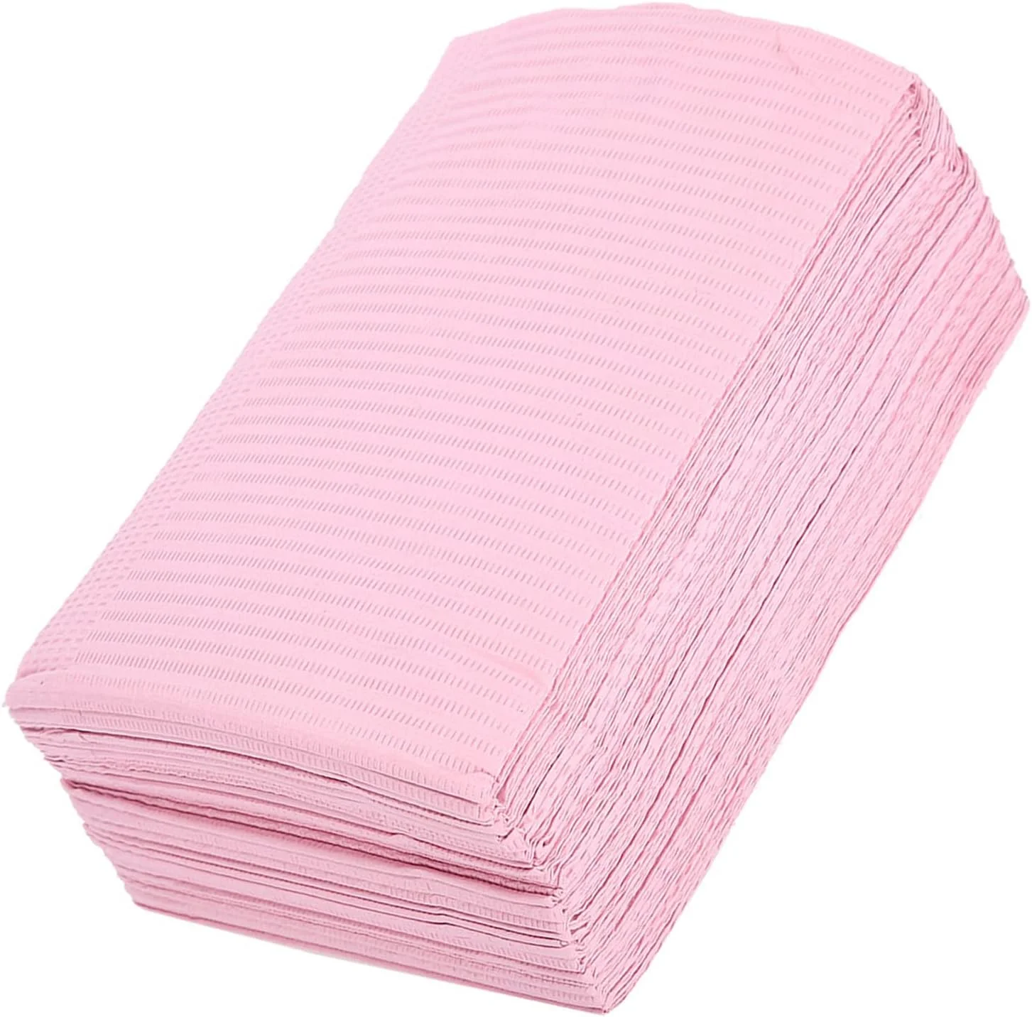 ۱۲۵ عدد زیرانداز ضد آب کاغذی برای میز طراحی ناخن، مناسب تمرین و مانیکور در سالن، صورتی