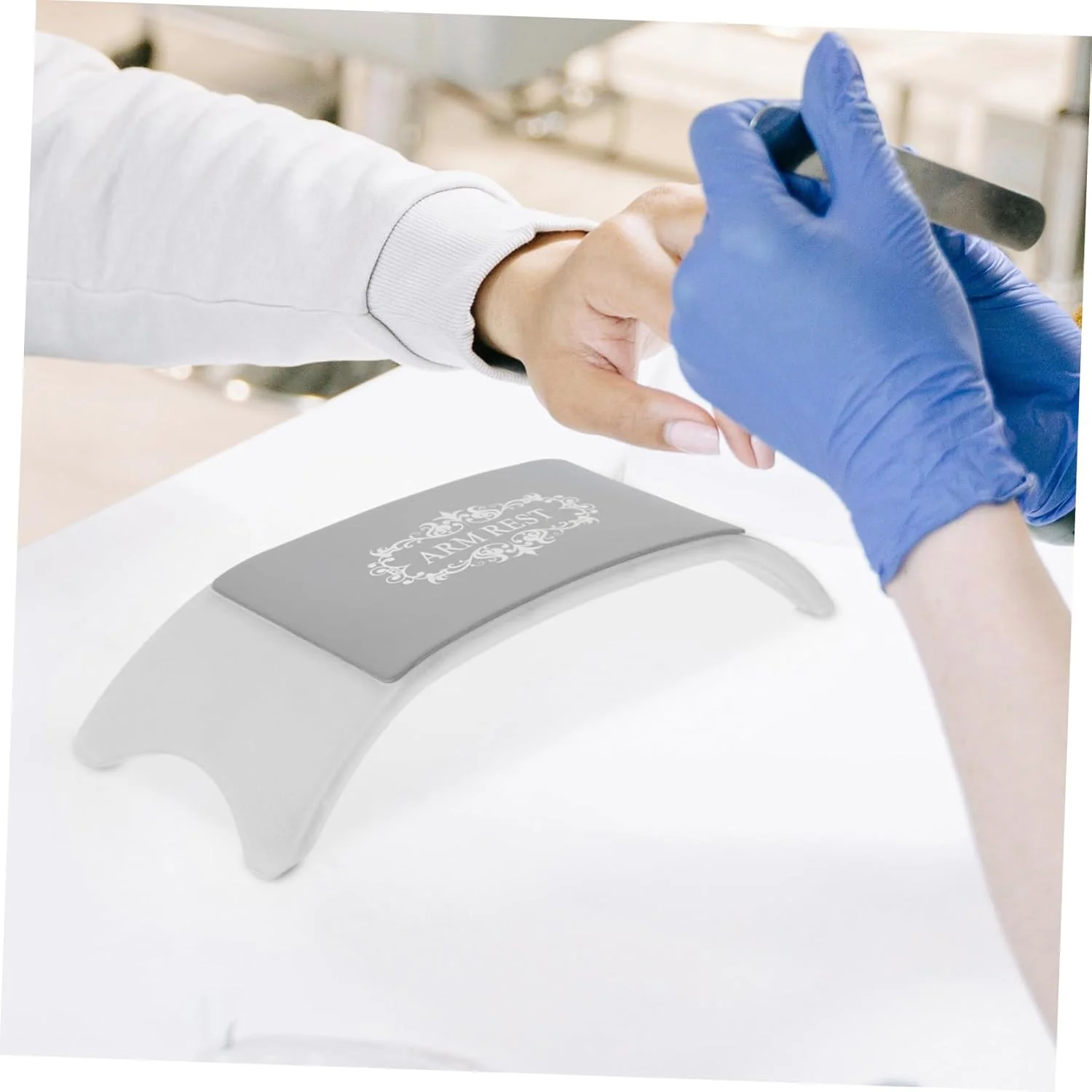 بالشتک طراحی ناخن - بالش دستی مانیکور برای سالن پلاستیکی سیلیکونی تکیه گاه بازو 22x7 سانتی متر تکیه گاه دست میز ناخن بالشتک طراحی ناخن - بالش دستی مانیکور برای سالن پلاستیکی سیلیکونی تکیه گاه بازو 22x7 سانتی متر تکیه گاه دست میز ناخن