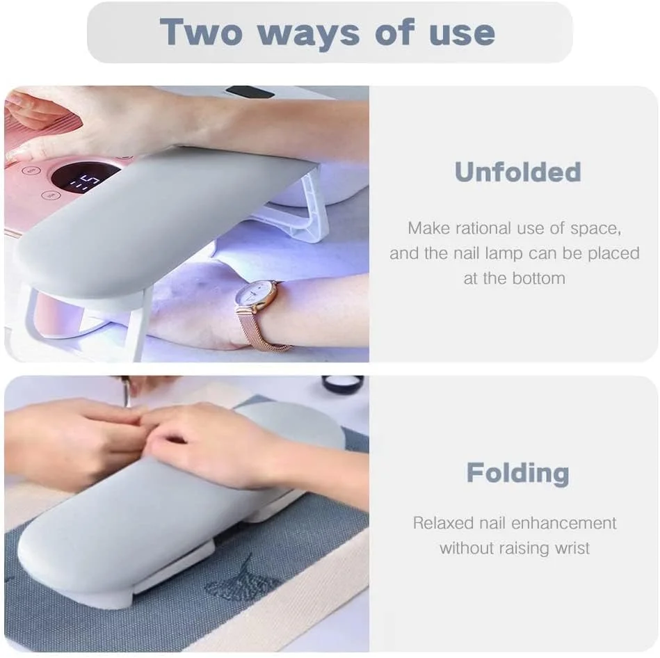 استند زیر دستی ناخن آی-بلینک - استراحتگاه دست چرمی میکروفایبر حرفه ای برای ناخن های اکریلیک - ابزار ضروری تکنسین ناخن استند زیر دستی ناخن آی-بلینک - استراحتگاه دست چرمی میکروفایبر حرفه ای برای ناخن های اکریلیک - ابزار ضروری تکنسین ناخن