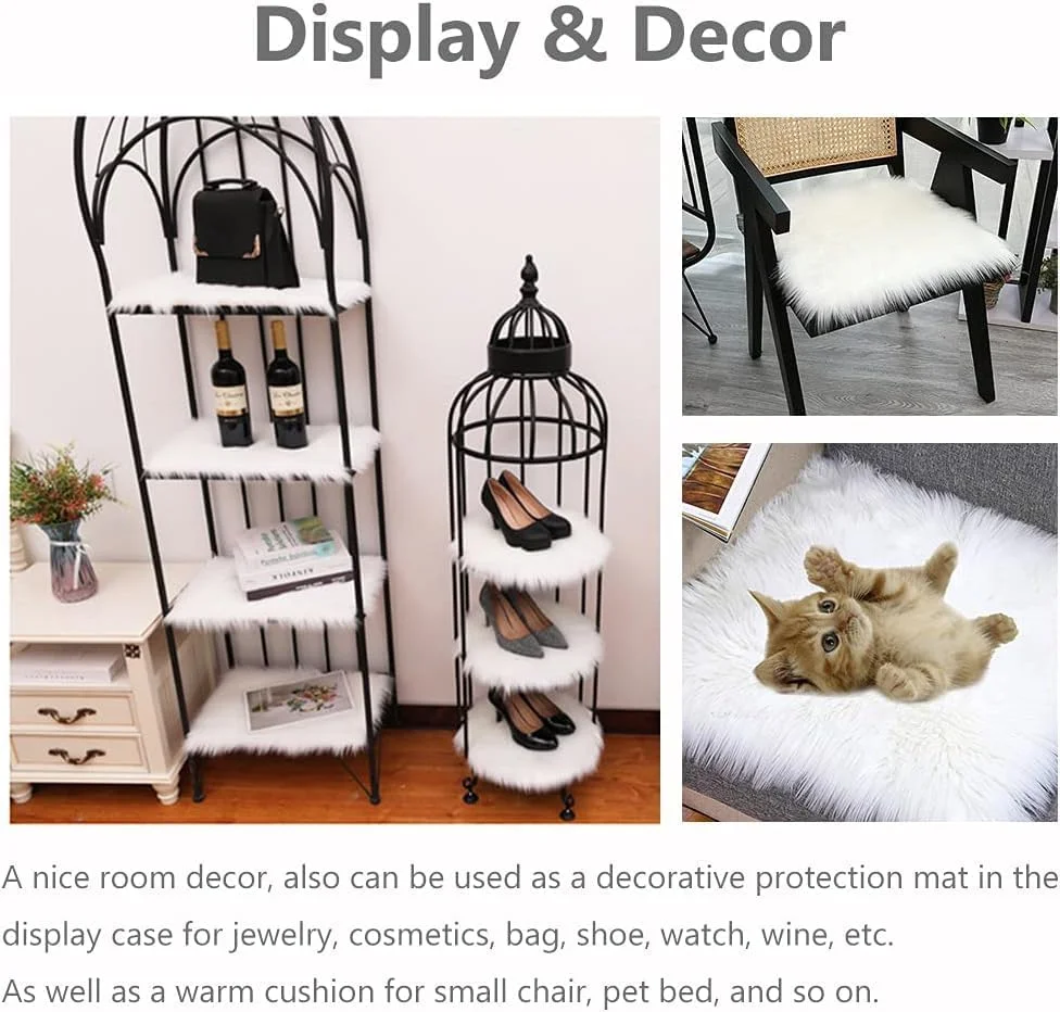 زیرانداز پس زمینه ناخن برای عکس، 1 عدد وسیله عکس ناخن، زیرانداز ناخن خز مصنوعی برای عکس. 38 * 48 سانتی متر (سفید) زیرانداز پس زمینه ناخن برای عکس، 1 عدد وسیله عکس ناخن، زیرانداز ناخن خز مصنوعی برای عکس. 38 * 48 سانتی متر (سفید)