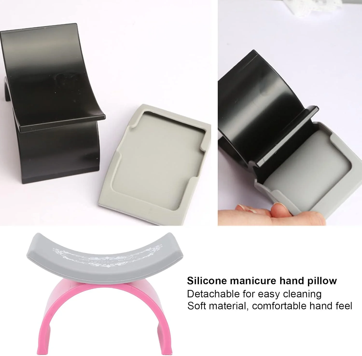 تکیه گاه دست ناخن ZJchao، کوسن تکیه گاه دست برای ناخن، دست مانیکور سیلیکونی U شکل، تکیه گاه دست ناخن میز کوسن بالش دستی U شکل سیلیکونی نرم برای هنر ناخن تکیه گاه دست ناخن ZJchao، کوسن تکیه گاه دست برای ناخن، دست مانیکور سیلیکونی U شکل، تکیه گاه دست ناخن میز کوسن بالش دستی U شکل سیلیکونی نرم برای هنر ناخن