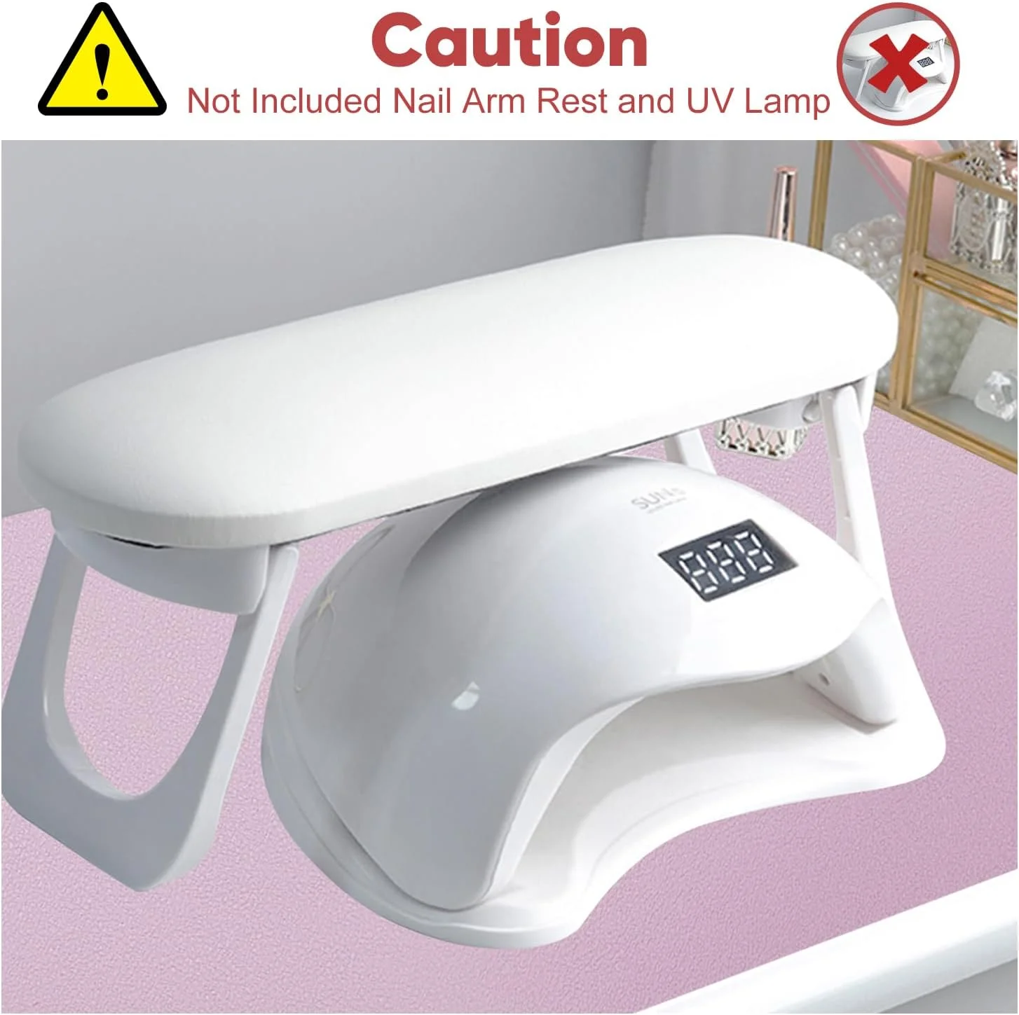 زیرانداز میز طراحی ناخن سوبای (فقط زیرانداز)، استراحتگاه نرم دست ناخن از جنس چرم PU میکروفیبر، بالشتک تاشو استراحتگاه ناخن پد میز مانیکور - صورتی و گل رز زیرانداز میز طراحی ناخن سوبای (فقط زیرانداز)، استراحتگاه نرم دست ناخن از جنس چرم PU میکروفیبر، بالشتک تاشو استراحتگاه ناخن پد میز مانیکور - صورتی و گل رز