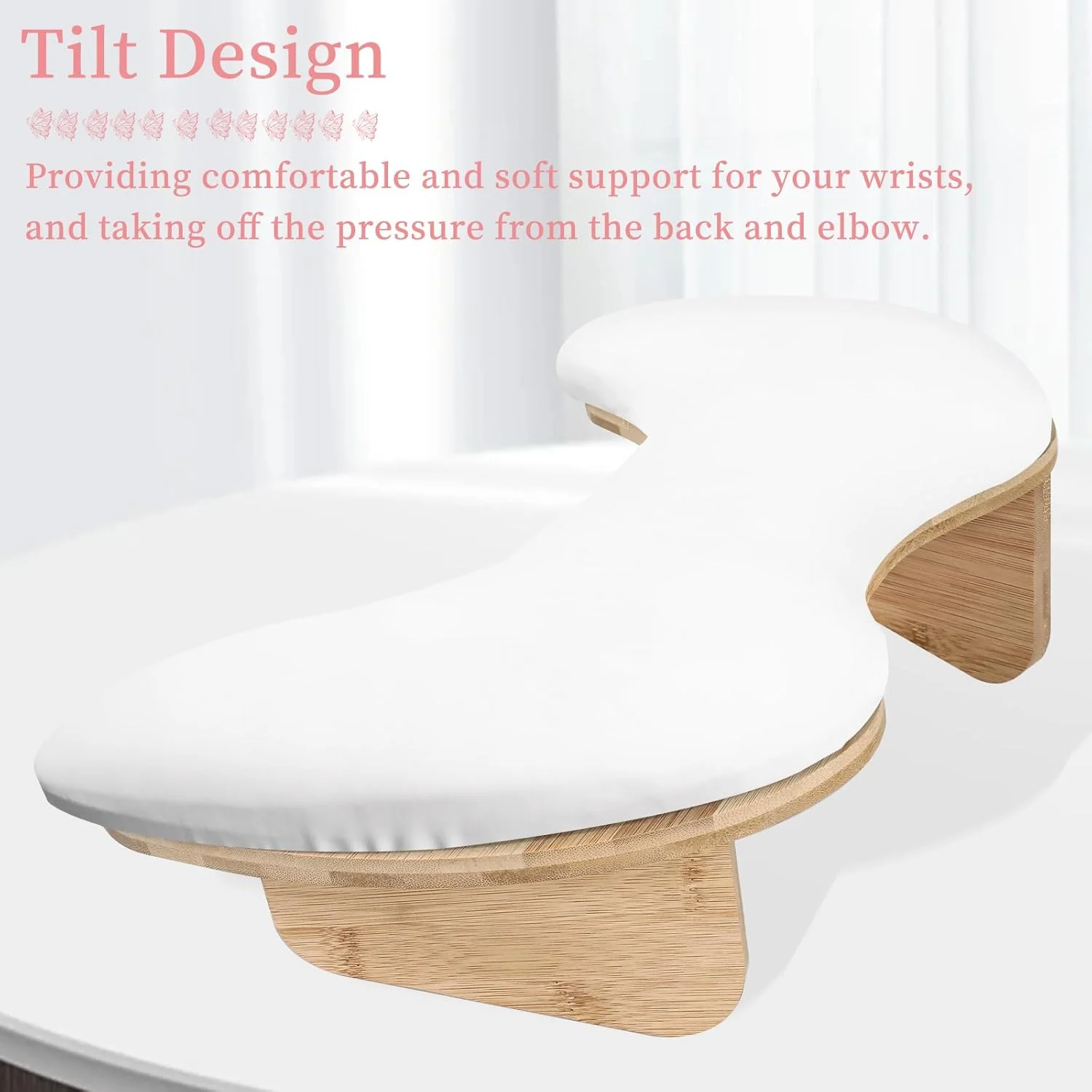 تکیه گاه بازوی U شکل ANGNYA برای تکنسین های ناخن، تکیه گاه بازو با براکت های جداشدنی چرم PU میکروفیبر، بالش استراحت دست برای ابزارهای ضروری مانیکور تکنسین ناخن (سفید) تکیه گاه بازوی U شکل ANGNYA برای تکنسین های ناخن، تکیه گاه بازو با براکت های جداشدنی چرم PU میکروفیبر، بالش استراحت دست برای ابزارهای ضروری مانیکور تکنسین ناخن (سفید)