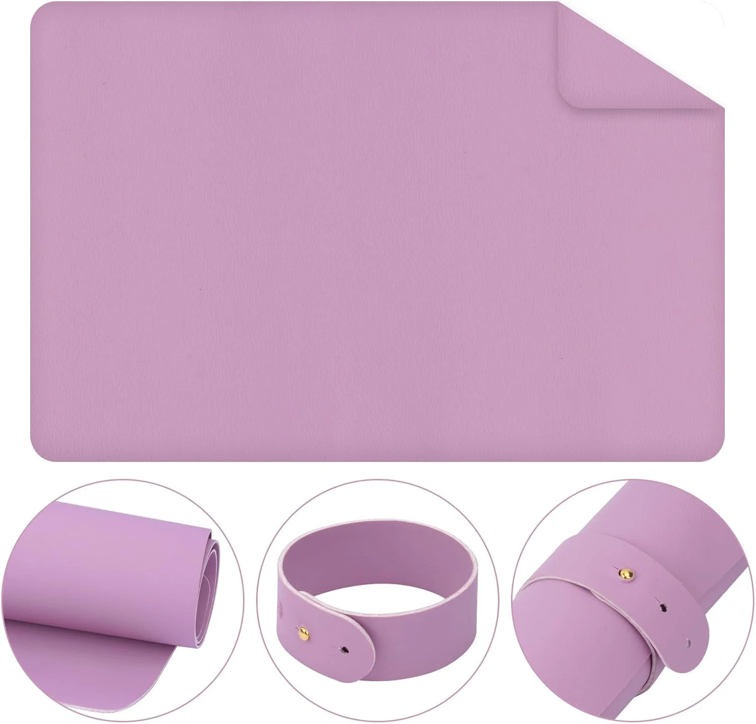 زیرانداز میز ناخن، تکیه گاه دست، مناسب استودیو ناخن، زیرانداز میز طراحی ناخن، ضد آب، تکیه گاه دست مانیکور، تاشو، تکیه گاه بازو، بالشتک دست، چرم PU نرم و ضد لغزش، 60 x 40 سانتی متر (مشکی)