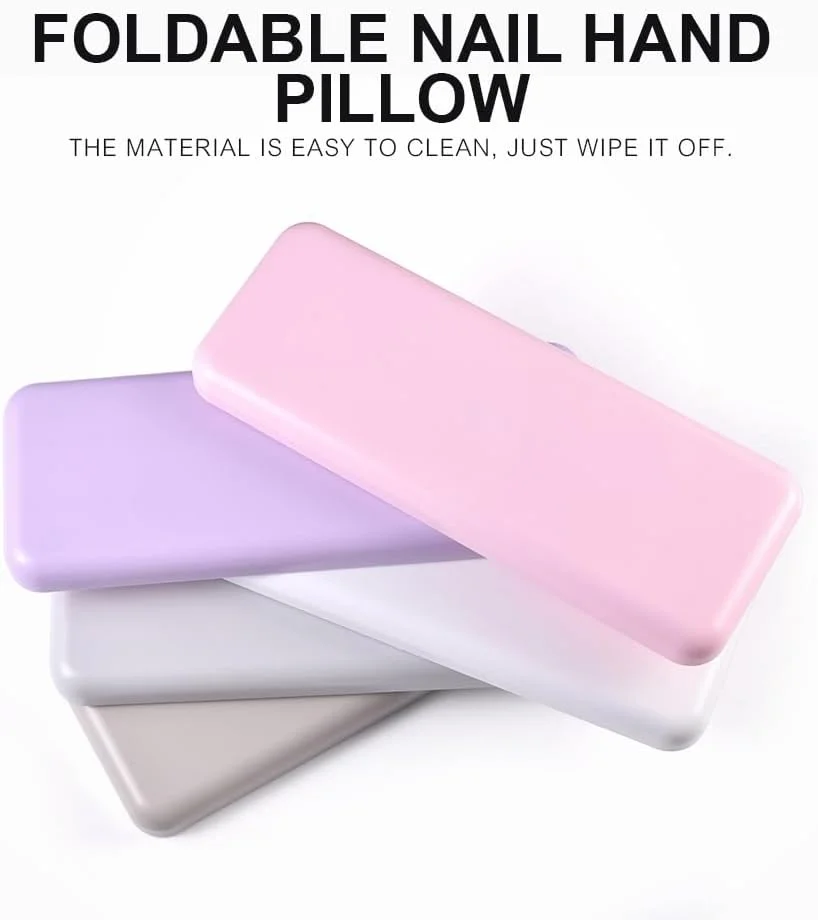 بالشتک تکیه گاه دست تاشو برای طراحی ناخن، بالشتک مانیکور قابل حمل، پایه نگهدارنده ناخن مناسب افراد مبتدی و سالن های آرایشی (خاکستری) بالشتک تکیه گاه دست تاشو برای طراحی ناخن، بالشتک مانیکور قابل حمل، پایه نگهدارنده ناخن مناسب افراد مبتدی و سالن های آرایشی (خاکستری)