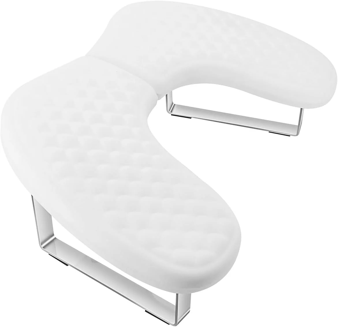 بالشتک استراحت دست U شکل نرم برای ناخن کار، نگهدارنده پایه استراحت دست مانیکور با قابلیت جدا شدن، پایه های شیب دار، فوم حافظه دار (سفید) بالشتک استراحت دست U شکل نرم برای ناخن کار، نگهدارنده پایه استراحت دست مانیکور با قابلیت جدا شدن، پایه های شیب دار، فوم حافظه دار (سفید)