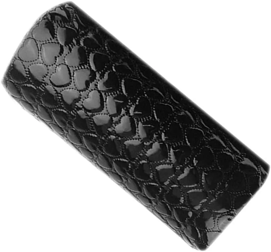 بالشتک استراحت دست چرمی PU برای طراحی ناخن، نگهدارنده دست، ابزار مانیکور، مشکی و کاربردی