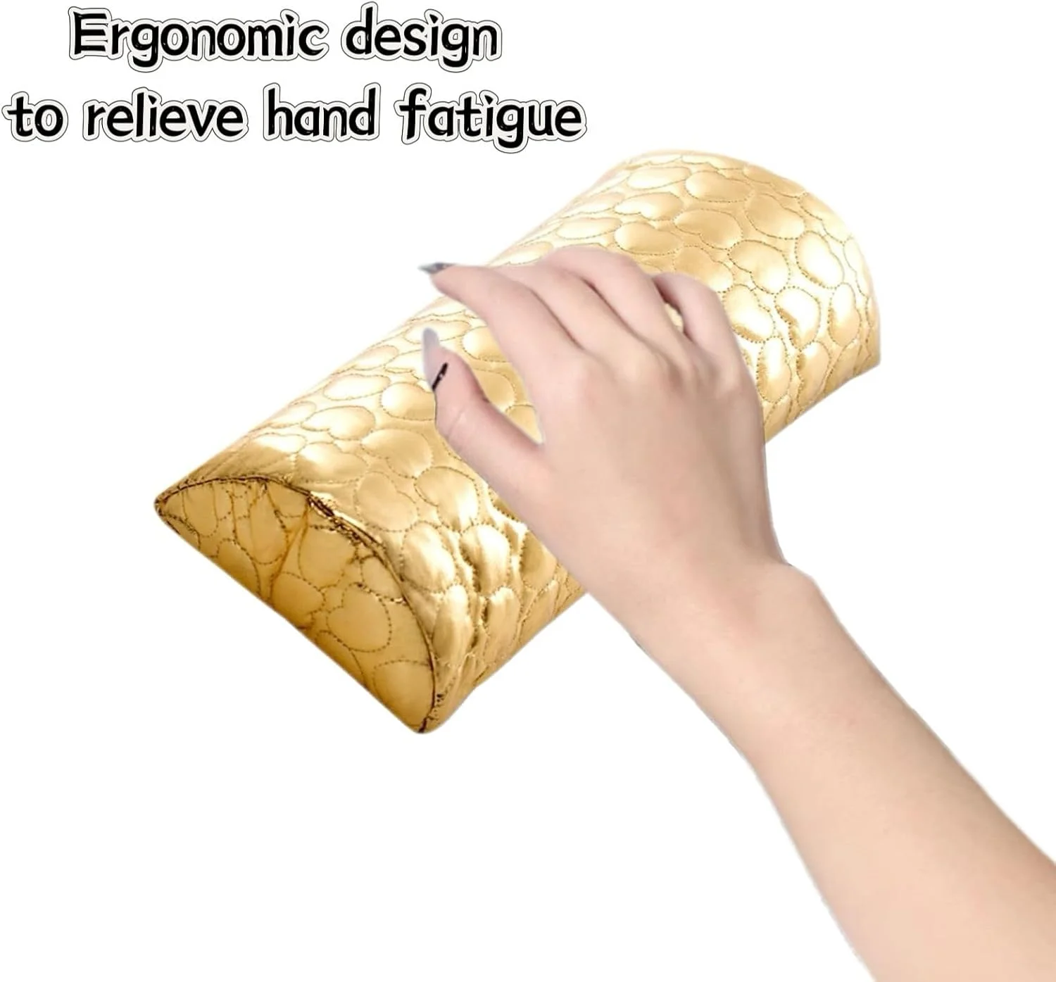 بالشتک زیر دستی طرح قلب TANG SONG برای مانیکور ناخن (طلایی) بالشتک زیر دستی طرح قلب TANG SONG برای مانیکور ناخن (طلایی)