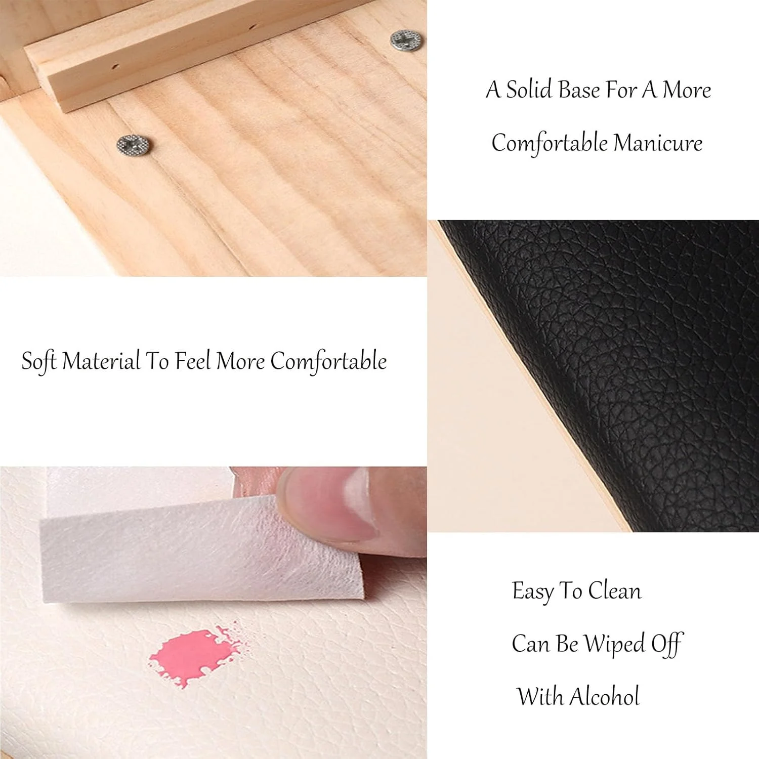 تکیه گاه دست مستطیلی اسفنجی TANG SONG، پایه چوبی، نگهدارنده دست، بالشتک زیر دستی میز ناخن (سبز) تکیه گاه دست مستطیلی اسفنجی TANG SONG، پایه چوبی، نگهدارنده دست، بالشتک زیر دستی میز ناخن (سبز)