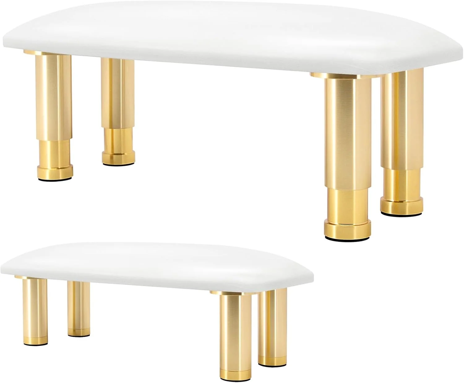 تکیه گاه بازوی قابل تنظیم AONOLOVO برای ناخن کاران، تکیه گاه بزرگ بازو برای ناخن، ضد آب و قابل تمیز کردن، تکیه گاه دست چرمی PU برای مانیکور، با پایه های آلومینیومی ضد لغزش، HR601