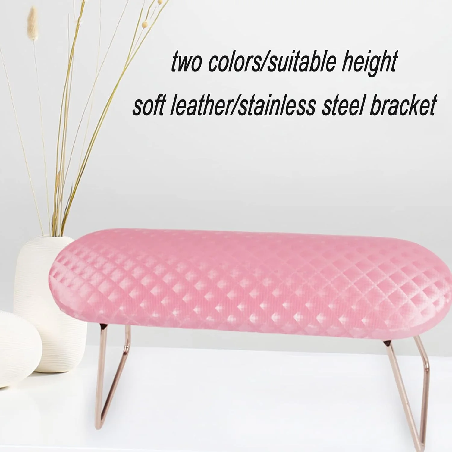 بالشتک استراحت دست ناخن، استراحتگاه دست برای ناخن های اکریلیک، استراحتگاه دست مانیکور چرمی ضد لغزش برای ناخن، بالشتک تاشو حرفه ای استراحت دست برای ناخن، ابزار لوازم جانبی هنر ناخن (صورتی) بالشتک استراحت دست ناخن، استراحتگاه دست برای ناخن های اکریلیک، استراحتگاه دست مانیکور چرمی ضد لغزش برای ناخن، بالشتک تاشو حرفه ای استراحت دست برای ناخن، ابزار لوازم جانبی هنر ناخن (صورتی)