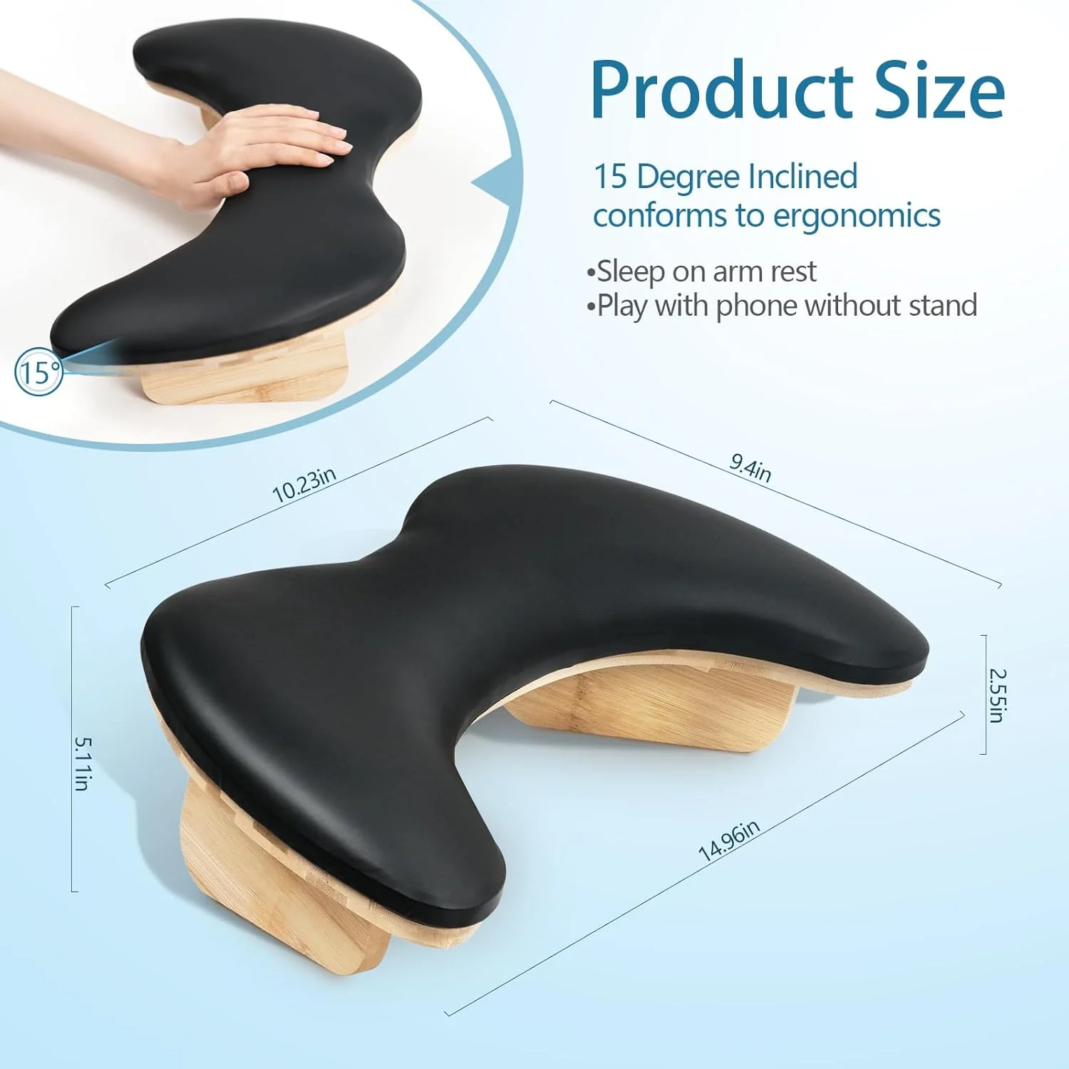 تکیه گاه دست برای ناخن کار: تکیه گاه دست U شکل برای مانیکور ناخن، بالشتک بزرگ سفید از جنس چرم PU میکروفیبر برای ناخن های اکریلیک تکیه گاه دست برای ناخن کار: تکیه گاه دست U شکل برای مانیکور ناخن، بالشتک بزرگ سفید از جنس چرم PU میکروفیبر برای ناخن های اکریلیک