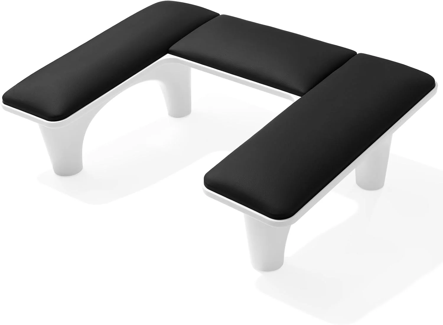 یوکیلی تکیه گاه دست مانیکور: تکیه گاه دست U شکل برای ناخن های مانیکور - پشتیبانی از دست ها برای میز مانیکور حرفه ای (مشکی)