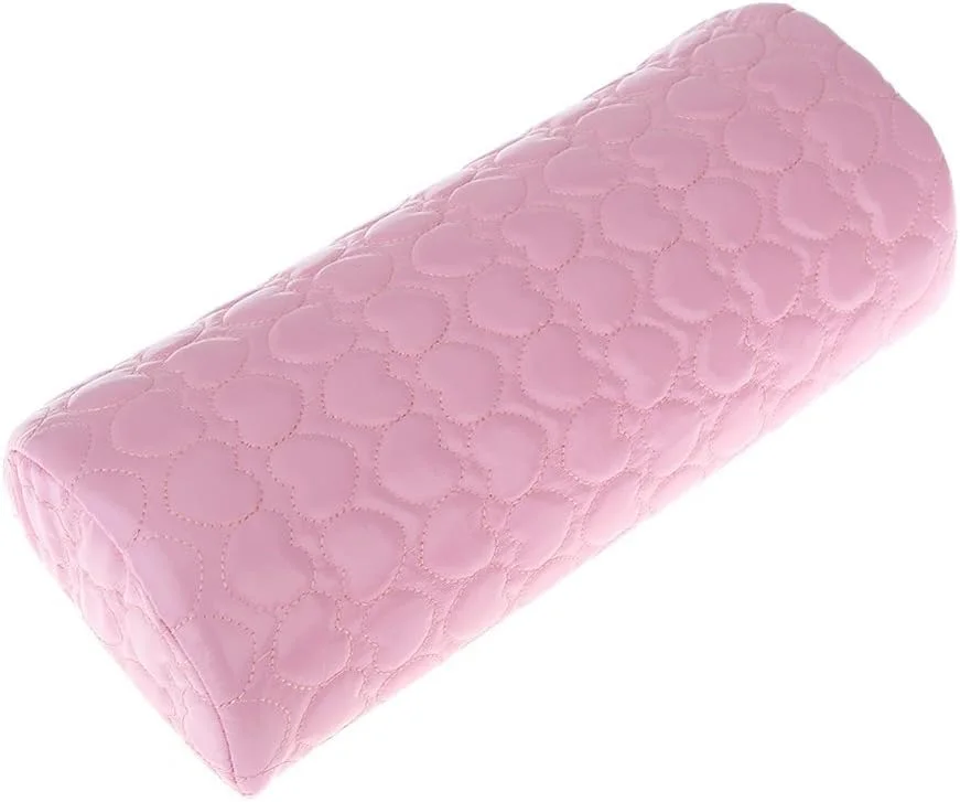 بالشتک استراحت دست برای مانیکور - نگهدارنده اسفنجی حرفه ای - بالشتک استراحت - صورتی