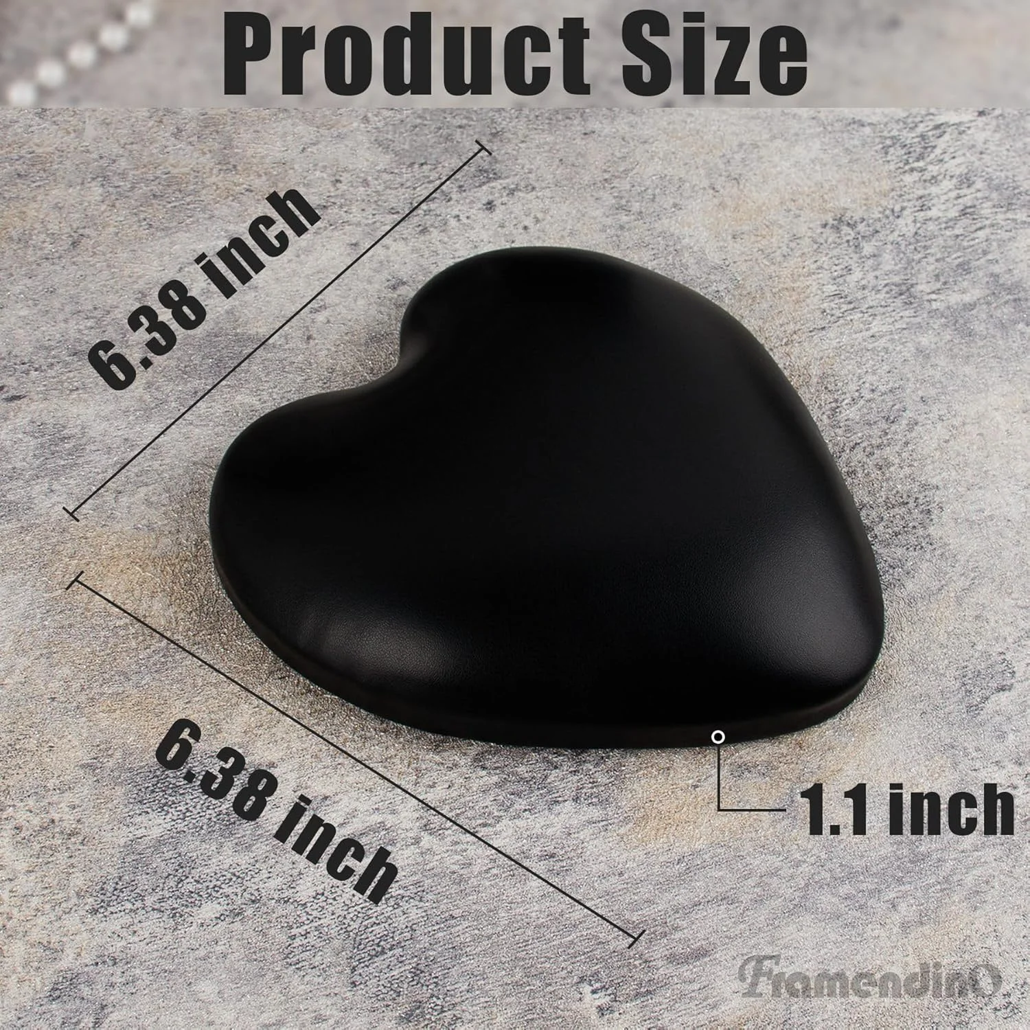 تکیه گاه بازوی ناخن طرح قلب Framendino، پد استراحت آرنج طرح عشق برای تکنسین های ناخن (مشکی) تکیه گاه بازوی ناخن طرح قلب Framendino، پد استراحت آرنج طرح عشق برای تکنسین های ناخن (مشکی)