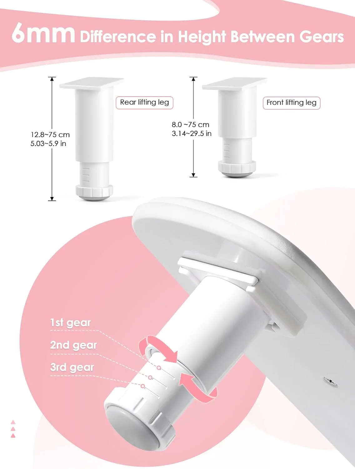 استراحتگاه دست برای مانیکور ناخن: سفید، با ارتفاع قابل تنظیم - بالشتک چرمی برای دست، مناسب برای مبتدیان، متخصصان مانیکور و سالن های ناخن استراحتگاه دست برای مانیکور ناخن: سفید، با ارتفاع قابل تنظیم - بالشتک چرمی برای دست، مناسب برای مبتدیان، متخصصان مانیکور و سالن های ناخن