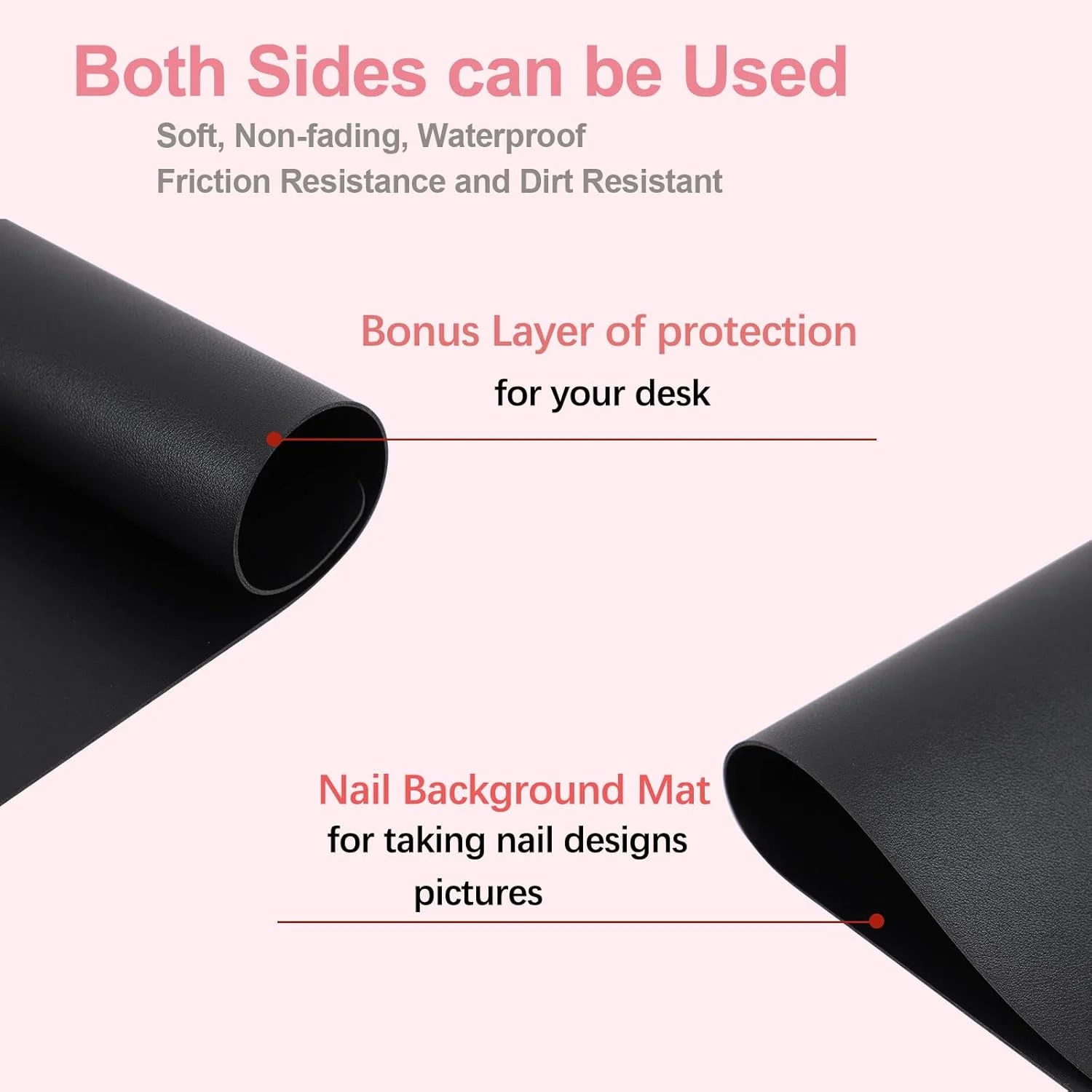 تکیه گاه دست برای ناخن کار با زیرانداز میز ناخن، پایه قابل تنظیم U شکل، بالشتک استند استراحت دست برای هنر ناخن آکریلیک (مشکی) تکیه گاه دست برای ناخن کار با زیرانداز میز ناخن، پایه قابل تنظیم U شکل، بالشتک استند استراحت دست برای هنر ناخن آکریلیک (مشکی)