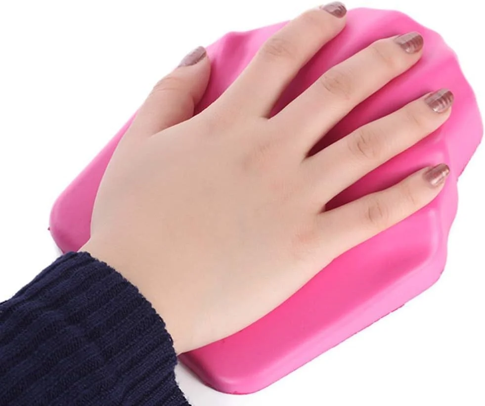 بالشتک طراحی ناخن، استند استراحت دست، زیردستی نرم و ضد لغزش، ابزار پد مراقبت از مانیکور برای استفاده در سالن یا منزل