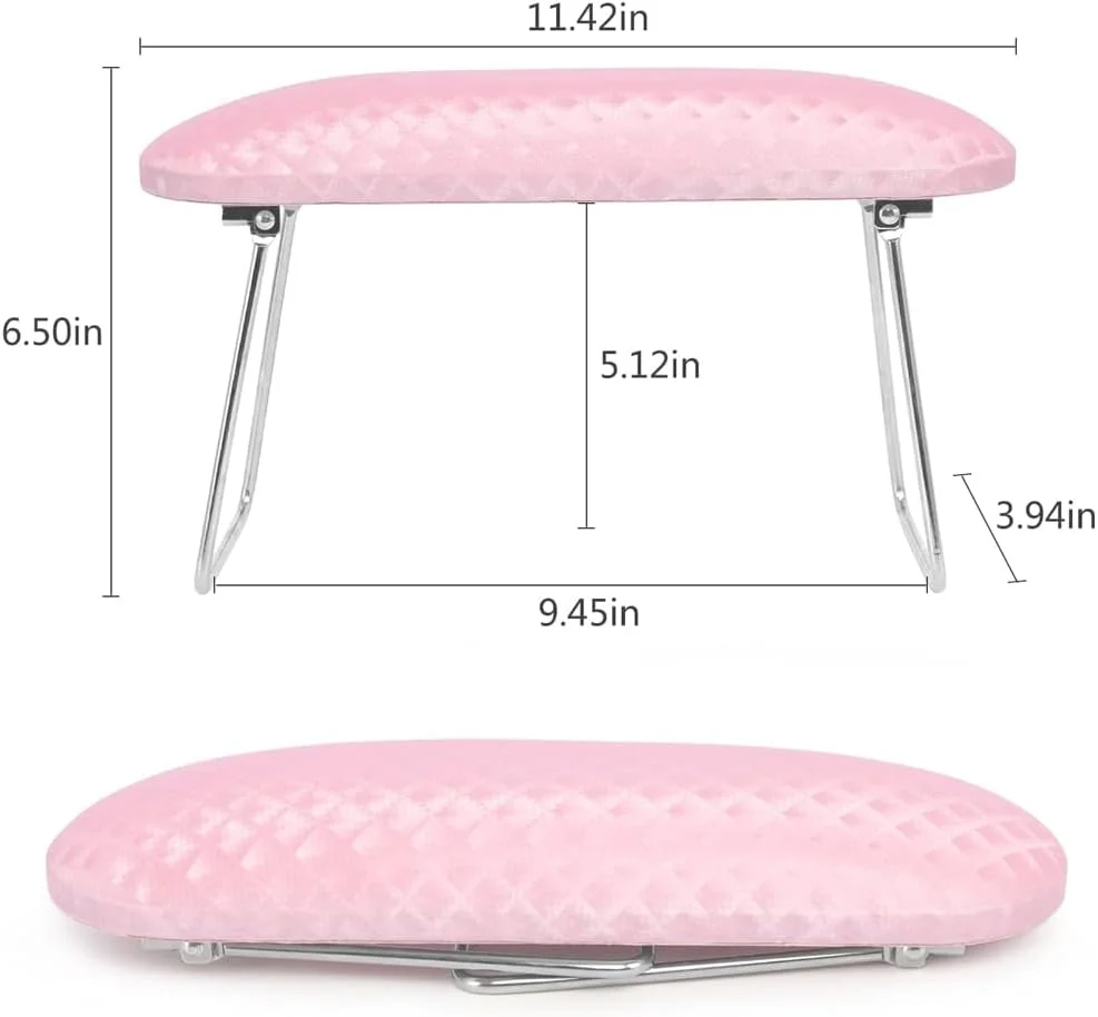 بالشتک تکیه گاه دست تاشو ناخن برانسون، پد زیر دستی ناخن سفید، ابزار مانیکور میکروفیبر ضد آب و مقاوم در برابر سایش با براکت برای استفاده تکنسین سالن بالشتک تکیه گاه دست تاشو ناخن برانسون، پد زیر دستی ناخن سفید، ابزار مانیکور میکروفیبر ضد آب و مقاوم در برابر سایش با براکت برای استفاده تکنسین سالن