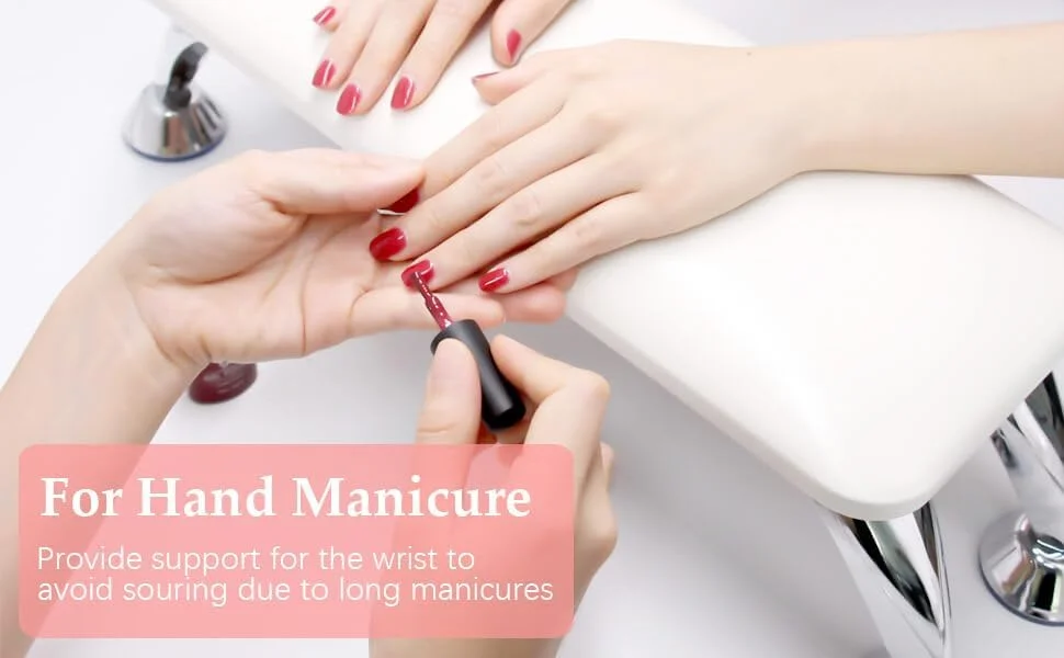 تکیه گاه دست برانسون برای ناخن کاران - تکیه گاه دست غیر لغزنده، تکیه گاه دست برای ناخن کاران به همراه 100 عدد پد تمیز کننده ناخن، تکیه گاه دست برای ناخن، پایه نگهدارنده دست، مناسب مانیکور و پدیکور تکیه گاه دست برانسون برای ناخن کاران - تکیه گاه دست غیر لغزنده، تکیه گاه دست برای ناخن کاران به همراه 100 عدد پد تمیز کننده ناخن، تکیه گاه دست برای ناخن، پایه نگهدارنده دست، مناسب مانیکور و پدیکور