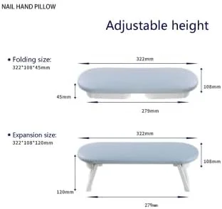 زیر دستی تاشو ناخن با پد رومیزی پی وی سی برای استفاده تکنسین های ناخن در منزل و سالن زیر دستی تاشو ناخن با پد رومیزی پی وی سی برای استفاده تکنسین های ناخن در منزل و سالن