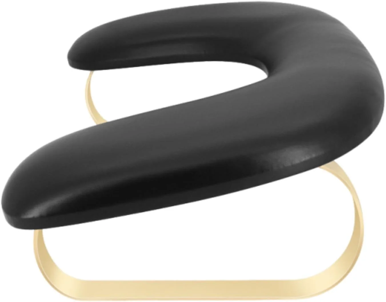 بالشتک دست ناخن، تکیه گاه دست برای مانیکور، تکیه گاه بازوی U شکل برای ناخن های اکریلیک، مناسب برای استفاده شخصی و تکنسین های ناخن، مشکی