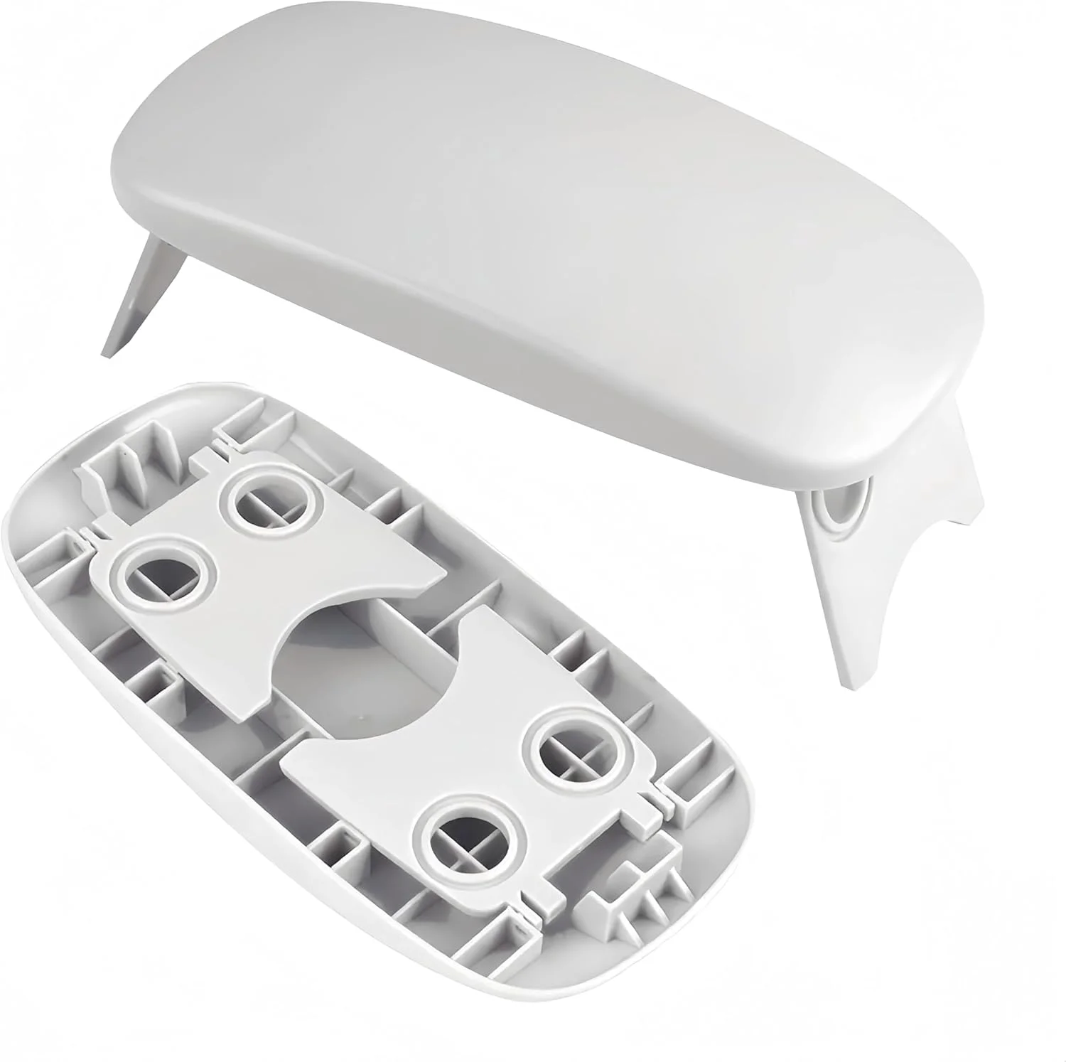 تکیه گاه تاشو دست برای ناخن، بالشتک، پشتیبانی مچ دست، لوازم طراحی ناخن، سفید