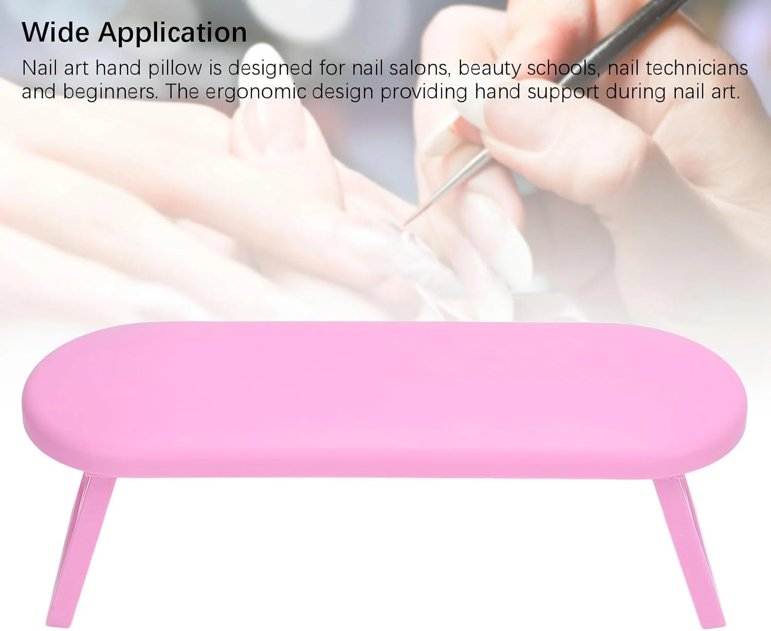 استند زیر دستی ناخن سوراندی، 2 عددی، پلاستیکی، تاشو، قابل شستشو، مناسب سالن های آرایشی، آموزشگاه ها و تکنسین های ناخن (بیضی) استند زیر دستی ناخن سوراندی، 2 عددی، پلاستیکی، تاشو، قابل شستشو، مناسب سالن های آرایشی، آموزشگاه ها و تکنسین های ناخن (بیضی)