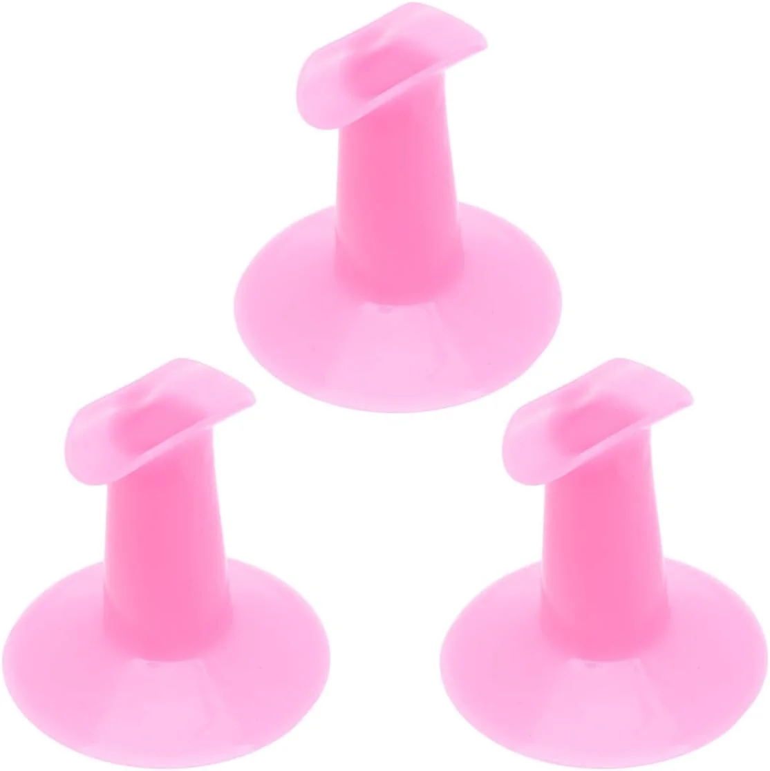 FRCOLOR ست 3 عددی پایه نگهدارنده انگشت برای طراحی ناخن، پلاستیک سخت، مناسب مانیکور DIY، پایه نمایش ناخن فانتزی برای استفاده در سالن و تکنسین ناخن خانگی