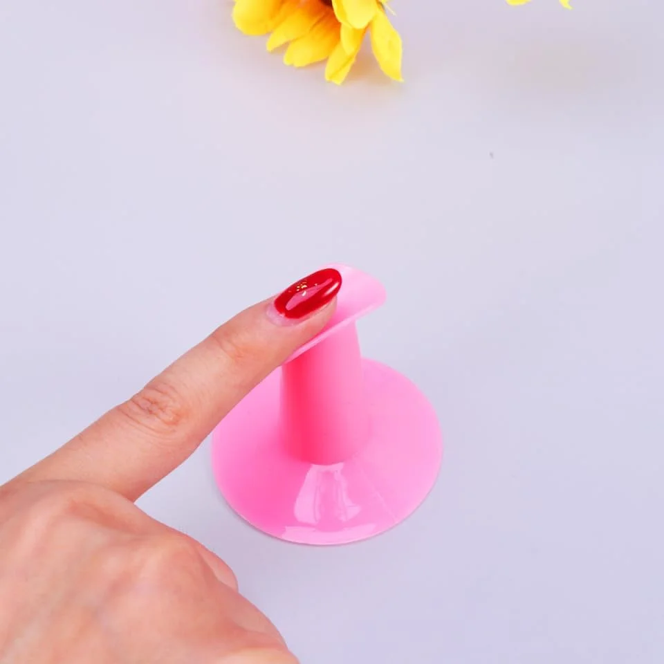 FRCOLOR ست 3 عددی پایه نگهدارنده انگشت برای طراحی ناخن، پلاستیک سخت، مناسب مانیکور DIY، پایه نمایش ناخن فانتزی برای استفاده در سالن و تکنسین ناخن خانگی