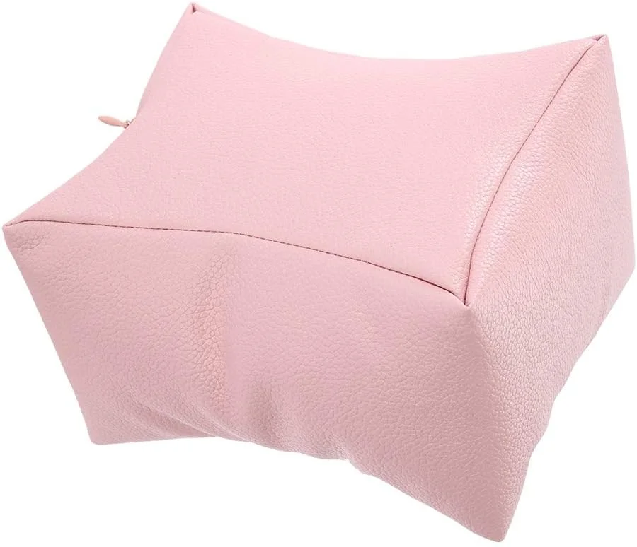 بالشتک استراحت دست حرفه ای، بالشتک نرم PU هنر ناخن با کاربرد دوگانه برای مانیکور و پدیکور با راحتی، پشتیبانی و کاربردی بودن ایده آل (رز)