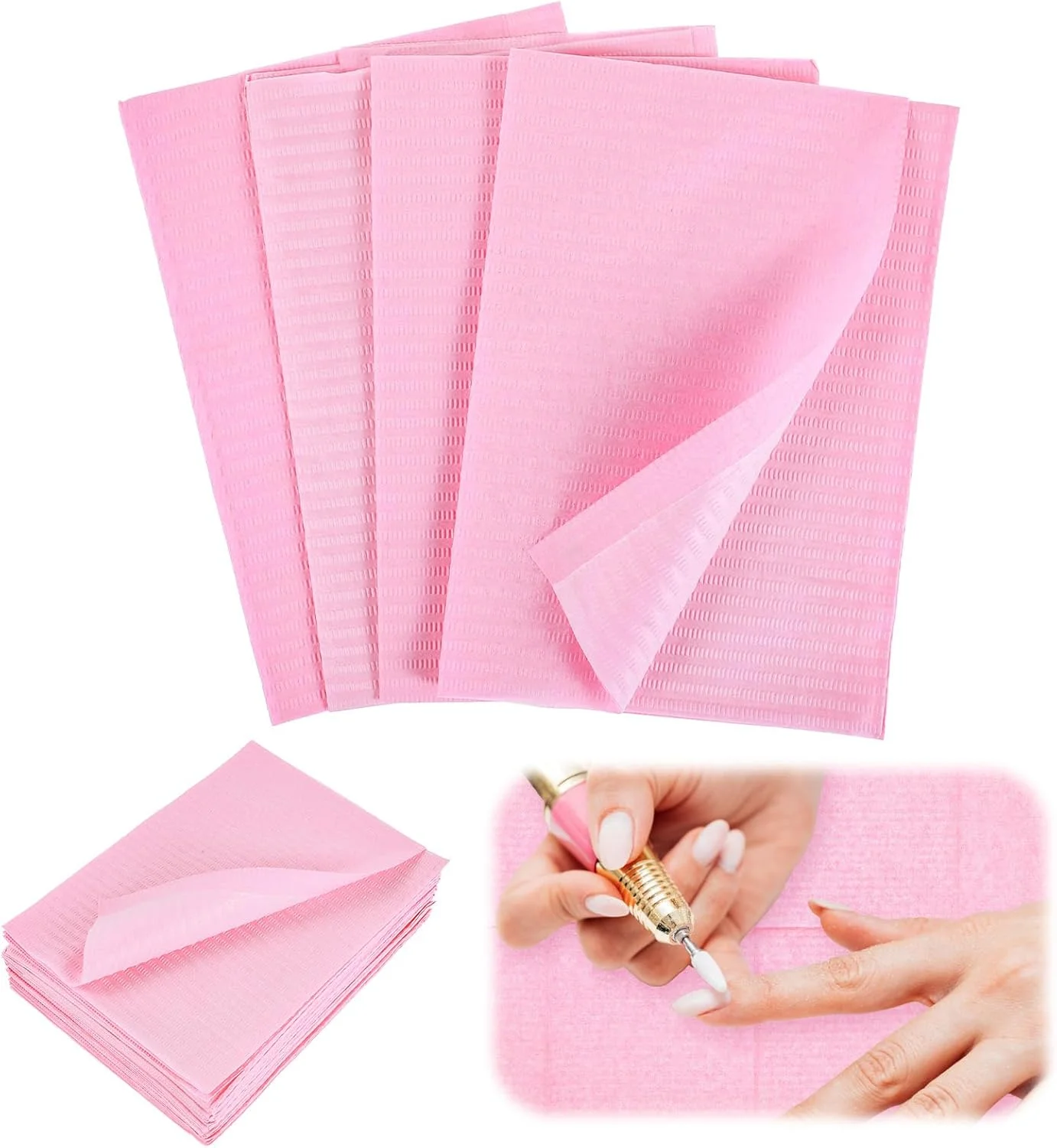 20 عدد زیرانداز رومیزی صورتی برای طراحی ناخن، زیرانداز یکبار مصرف ناخن، زیرانداز ضد آب میز ناخن برای مانیکوریست ها، پد میز مانیکور ناخن، قابل استفاده به عنوان پیش بند دندانپزشکی یا زیرانداز میز تاتو - 45.5 x 33 سانتی متر 20 عدد زیرانداز رومیزی صورتی برای طراحی ناخن، زیرانداز یکبار مصرف ناخن، زیرانداز ضد آب میز ناخن برای مانیکوریست ها، پد میز مانیکور ناخن، قابل استفاده به عنوان پیش بند دندانپزشکی یا زیرانداز میز تاتو - 45.5 x 33 سانتی متر