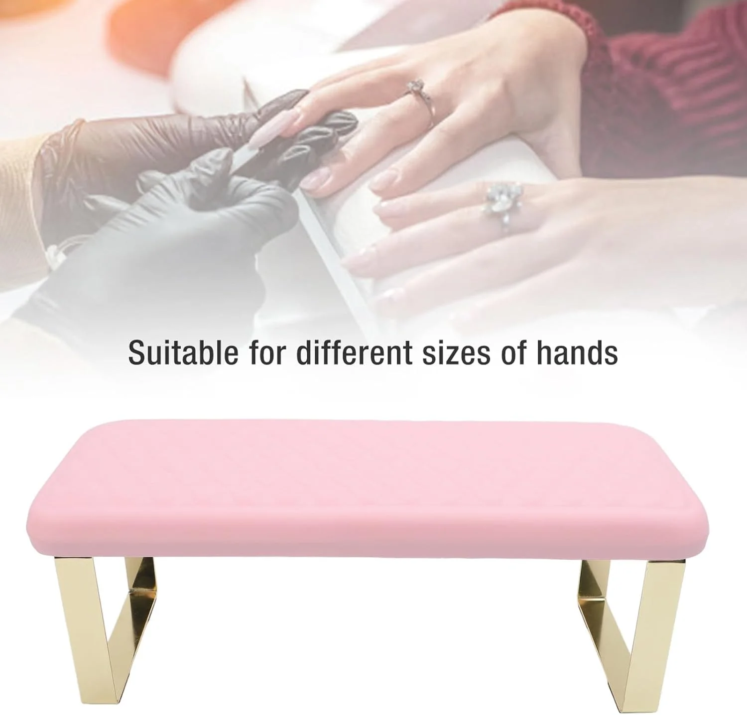 بالشتک قابل حمل ناخن، زیر دستی ضد لغزش برای طراحی و مراقبت از دست، مانیکور با پایه چرمی ضد لغزش برای تکیه گاه دست بالشتک قابل حمل ناخن، زیر دستی ضد لغزش برای طراحی و مراقبت از دست، مانیکور با پایه چرمی ضد لغزش برای تکیه گاه دست