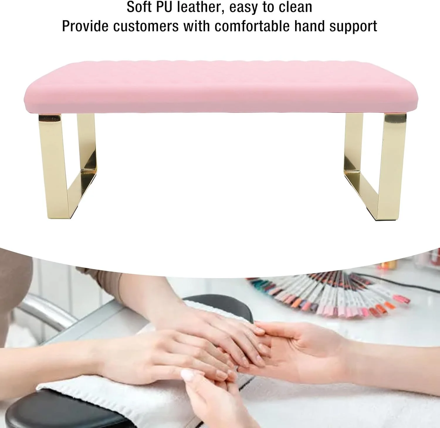 بالشتک قابل حمل ناخن، زیر دستی ضد لغزش برای طراحی و مراقبت از دست، مانیکور با پایه چرمی ضد لغزش برای تکیه گاه دست بالشتک قابل حمل ناخن، زیر دستی ضد لغزش برای طراحی و مراقبت از دست، مانیکور با پایه چرمی ضد لغزش برای تکیه گاه دست