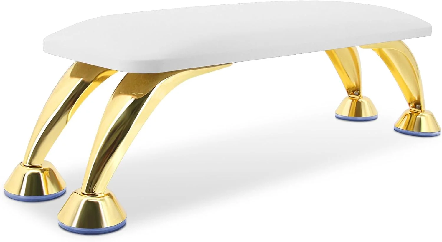 تکیه گاه دست نرم و راحت برای ناخن کار، تکیه گاه دست ضد لغزش، تکیه گاه دست چرمی میکروفیبر برای مانیکور با پایه های استیل ضد زنگ طلایی تکیه گاه دست نرم و راحت برای ناخن کار، تکیه گاه دست ضد لغزش، تکیه گاه دست چرمی میکروفیبر برای مانیکور با پایه های استیل ضد زنگ طلایی