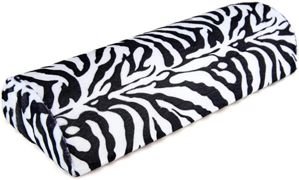 بالشتک نرم طرح راه راه گورخری برای استراحت دست، ابزار طراحی ناخن و مانیکور بالشتک نرم طرح راه راه گورخری برای استراحت دست، ابزار طراحی ناخن و مانیکور