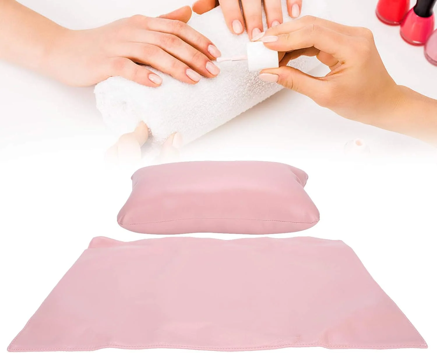 زیردستی طراحی ناخن، کار دست با ماندگاری بالا، زیپ مخفی، برگشت پذیری مناسب، نگهدارنده دست مانیکور، مناسب سالن و منزل - صورتی زیردستی طراحی ناخن، کار دست با ماندگاری بالا، زیپ مخفی، برگشت پذیری مناسب، نگهدارنده دست مانیکور، مناسب سالن و منزل - صورتی