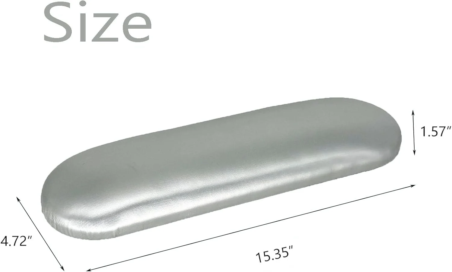 تکیه گاه دست اسفنجی طراحی ناخن TANG SONG، طول 40 سانتیمتر، یک عدد، بالشتک استراحت دست، پایه نگهدارنده دست، میز ناخن، زیر دستی (نقره ای) تکیه گاه دست اسفنجی طراحی ناخن TANG SONG، طول 40 سانتیمتر، یک عدد، بالشتک استراحت دست، پایه نگهدارنده دست، میز ناخن، زیر دستی (نقره ای)