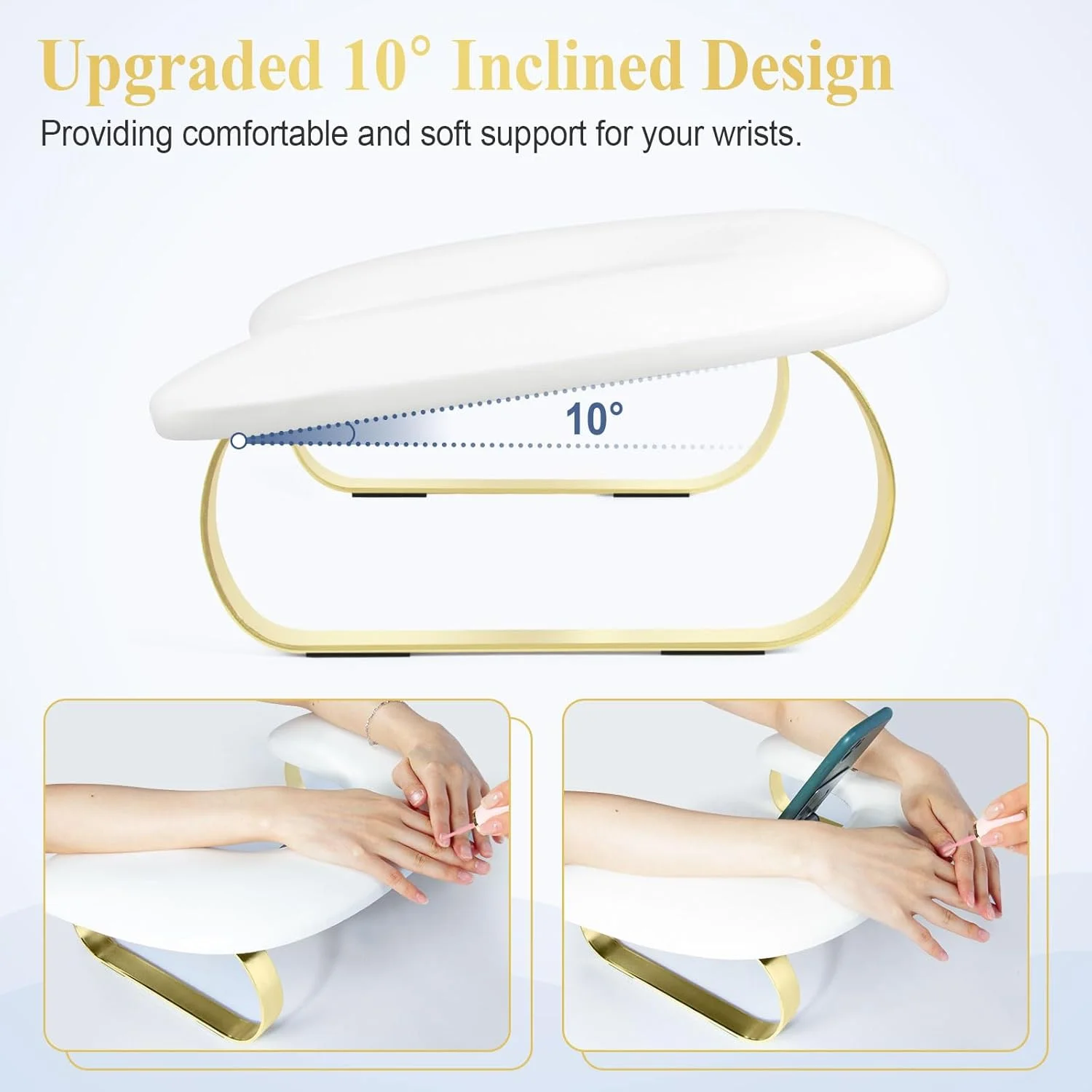 استراحتگاه دست ناخن با نگهدارنده چرخان تلفن، استراحتگاه دست U شکل برای تکنسین های ناخن، استراحتگاه دست چرمی PU برای تکنسین ناخن، استراحتگاه دست برای تکنسین های ناخن، استراحتگاه دست مانیکور برای پایه دست و پا، سفید استراحتگاه دست ناخن با نگهدارنده چرخان تلفن، استراحتگاه دست U شکل برای تکنسین های ناخن، استراحتگاه دست چرمی PU برای تکنسین ناخن، استراحتگاه دست برای تکنسین های ناخن، استراحتگاه دست مانیکور برای پایه دست و پا، سفید