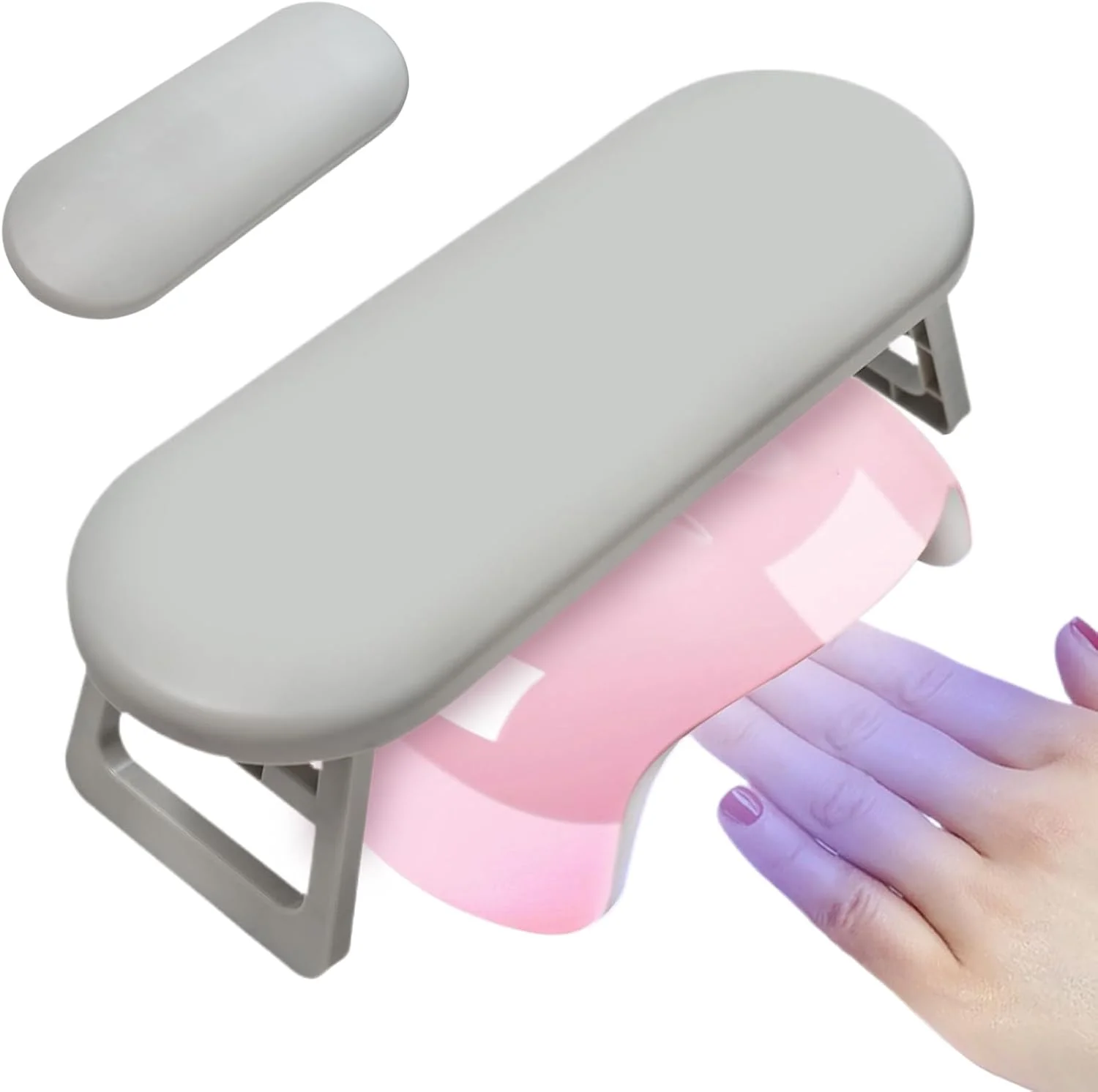 بالشتک تکیه گاه دست تاشو ناخن - کوسن بازوی مانیکور سالن، تکیه گاه دست ارگونومیک قابل تنظیم برای ایستگاه کاری مانیکور پدیکور حرفه ای مبتدیان منزل فضای باز بالشتک تکیه گاه دست تاشو ناخن - کوسن بازوی مانیکور سالن، تکیه گاه دست ارگونومیک قابل تنظیم برای ایستگاه کاری مانیکور پدیکور حرفه ای مبتدیان منزل فضای باز