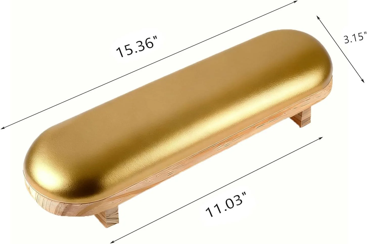 تکیه گاه دست اسفنجی طراحی ناخن TANG SONG، استند چوبی، نگهدارنده دست، بالشتک میز ناخن (طلایی) تکیه گاه دست اسفنجی طراحی ناخن TANG SONG، استند چوبی، نگهدارنده دست، بالشتک میز ناخن (طلایی)